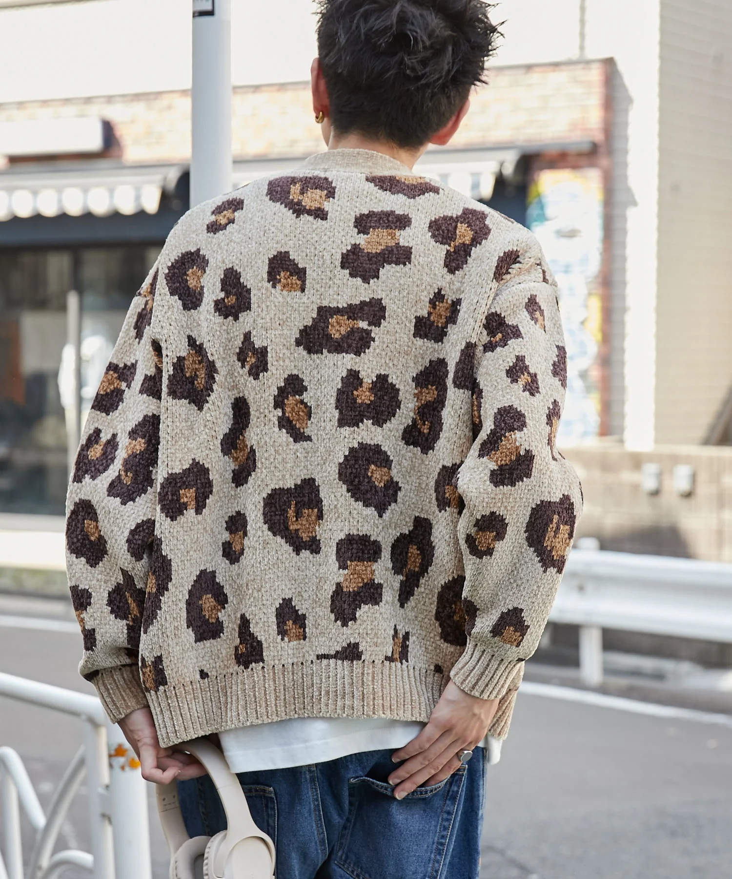 ベロアモールパターンカーディガン - Image 18