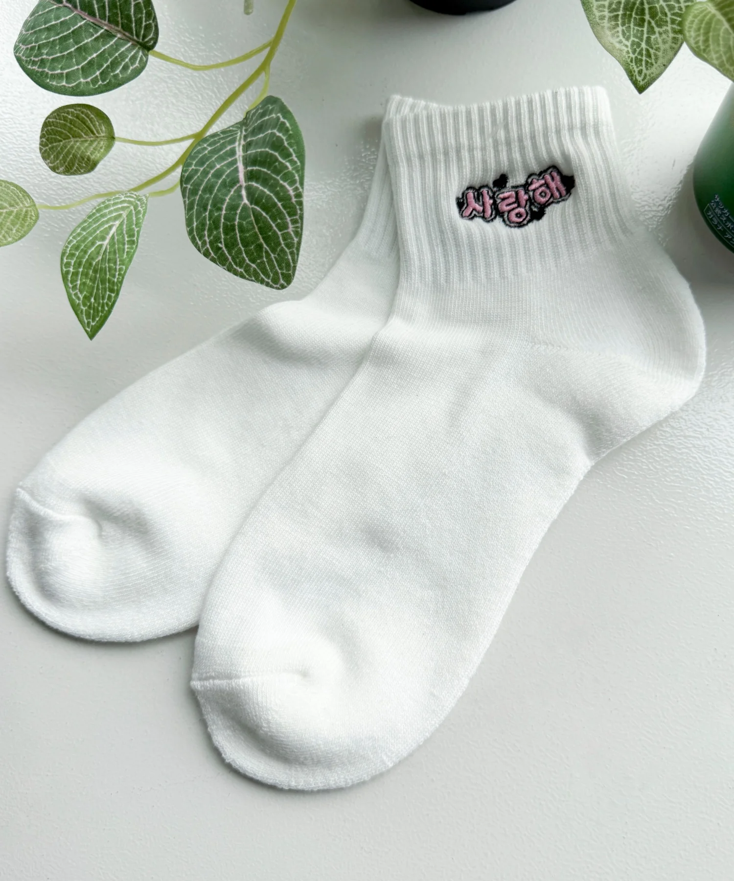 デザインロゴ刺繍アンクル底パイルソックス(23-25cm) - Image 12