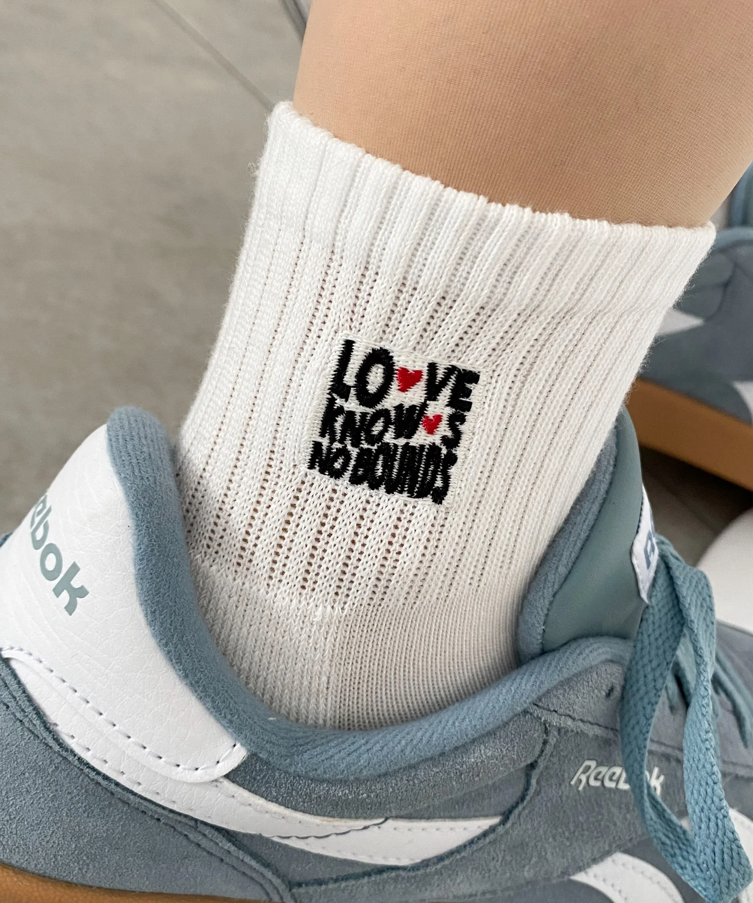 デザインロゴ刺繍アンクル底パイルソックス(23-25cm) - Image 15