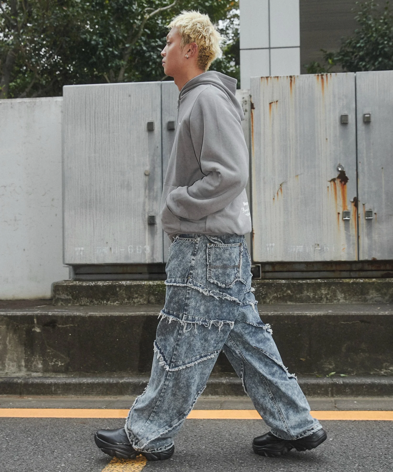 【メンズ】厚底スニーカーソールショートブーツ - Image 4