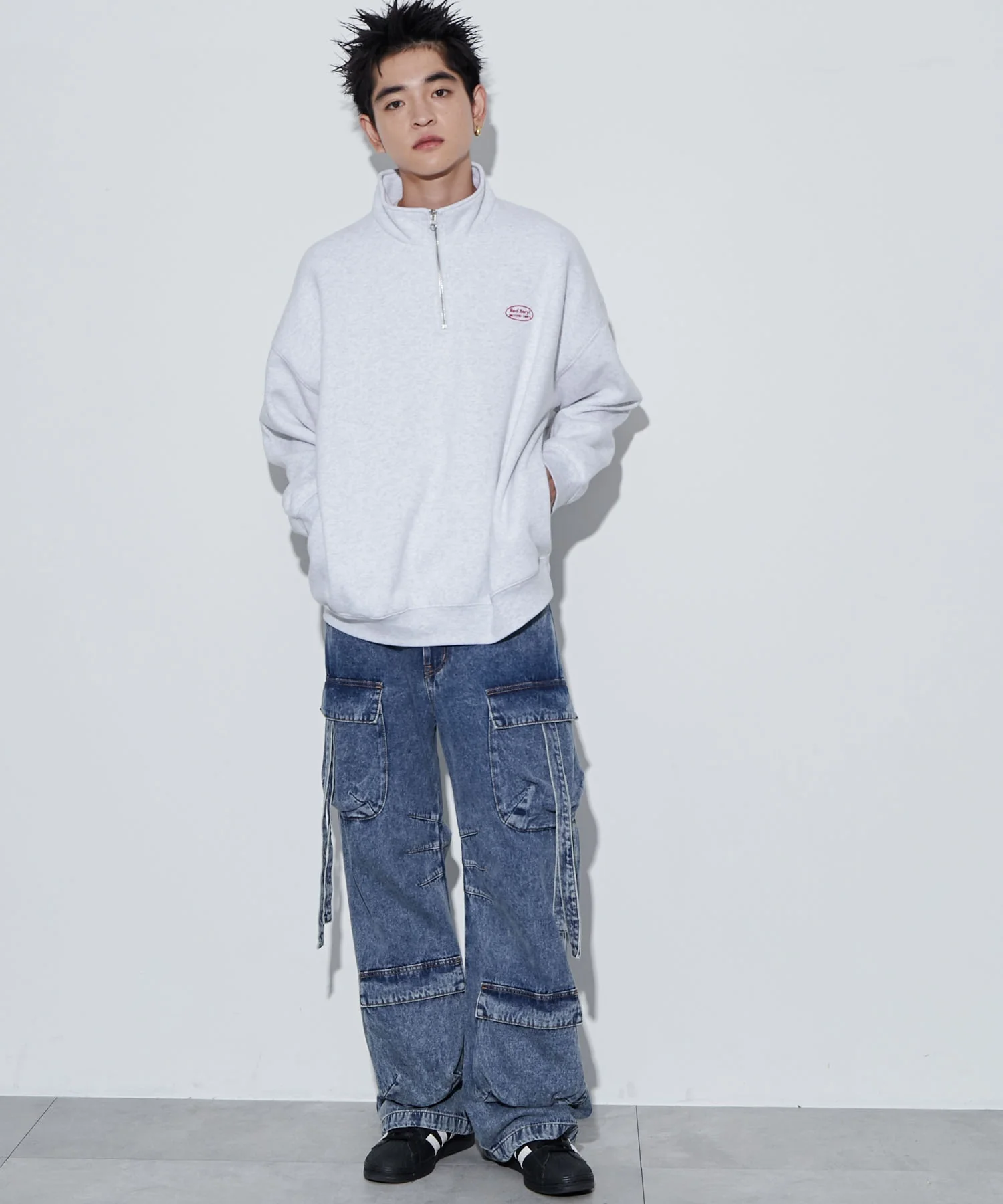 ワンポイントハーフジッププルオーバー - Image 15
