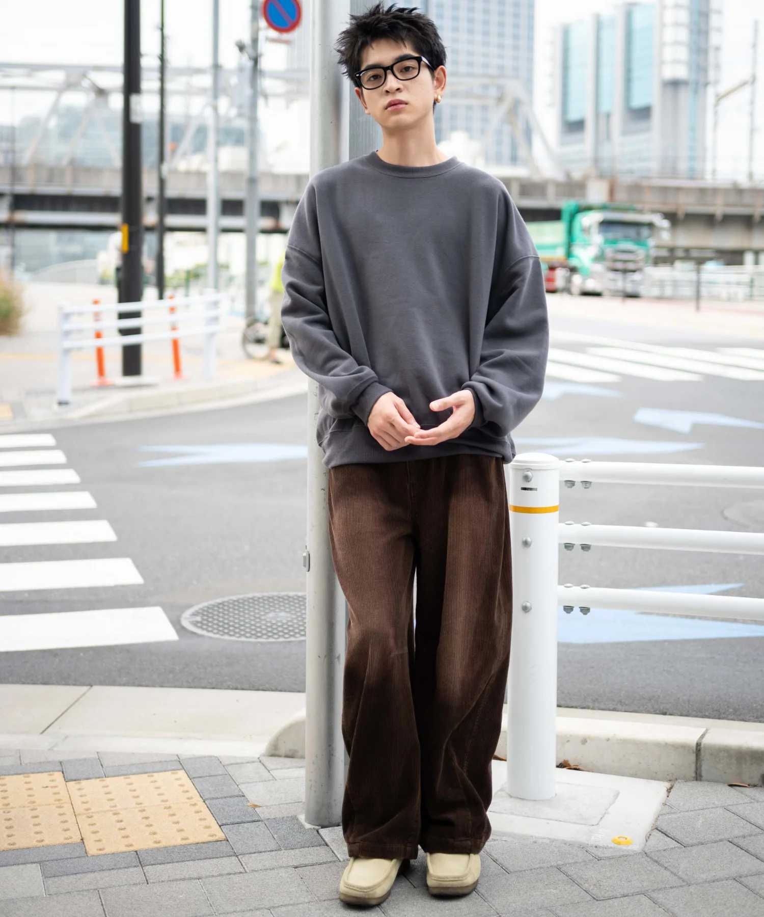 イージーバレルレッグコーデュロイパンツ - Image 4