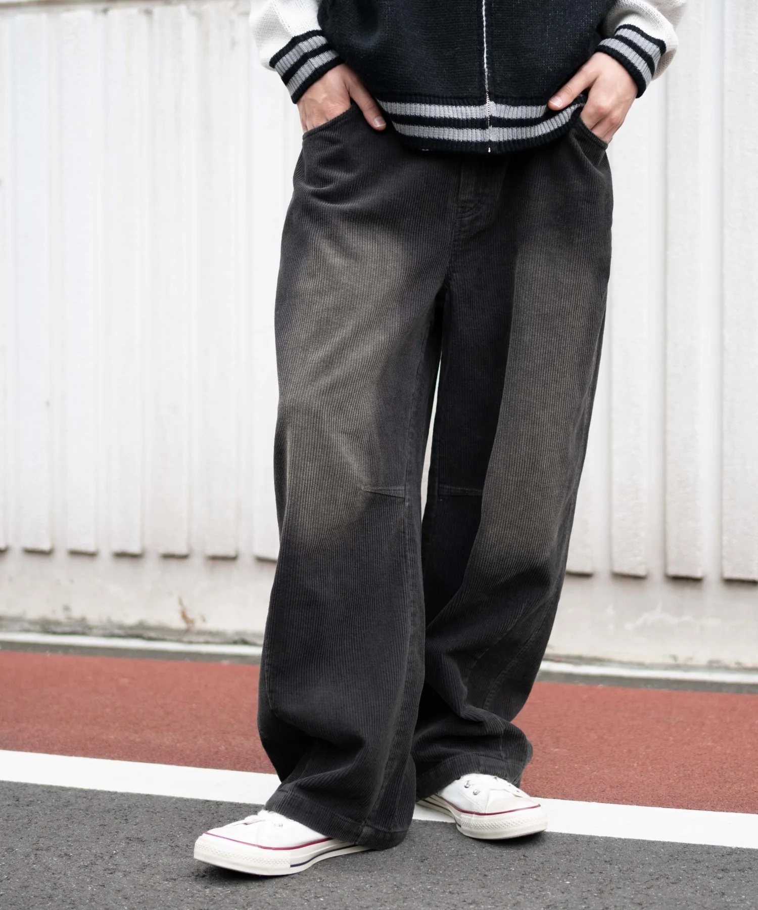 イージーバレルレッグコーデュロイパンツ - Image 9