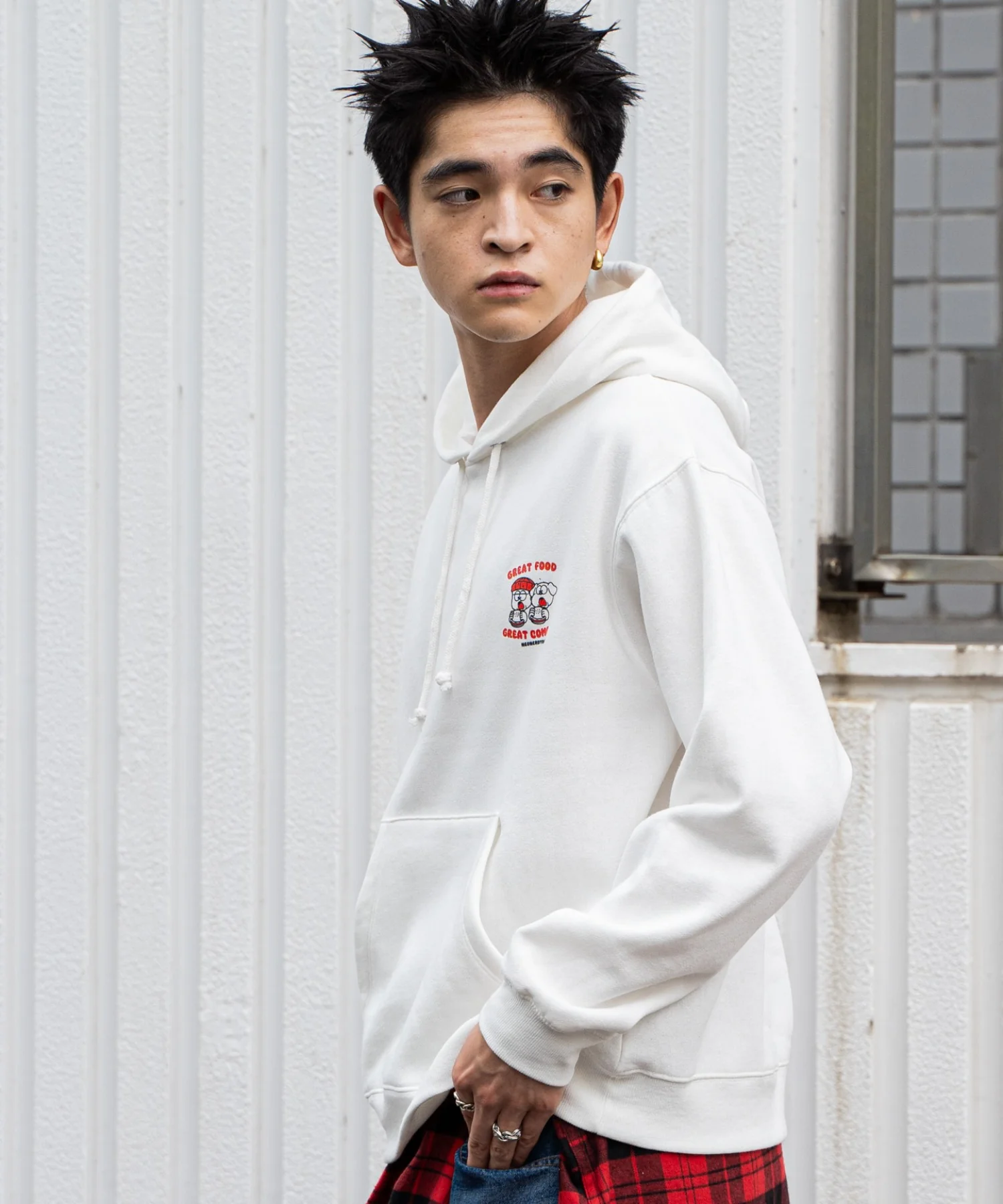 リラックスフィットTHEBOYグラフィックパーカー - Image 11