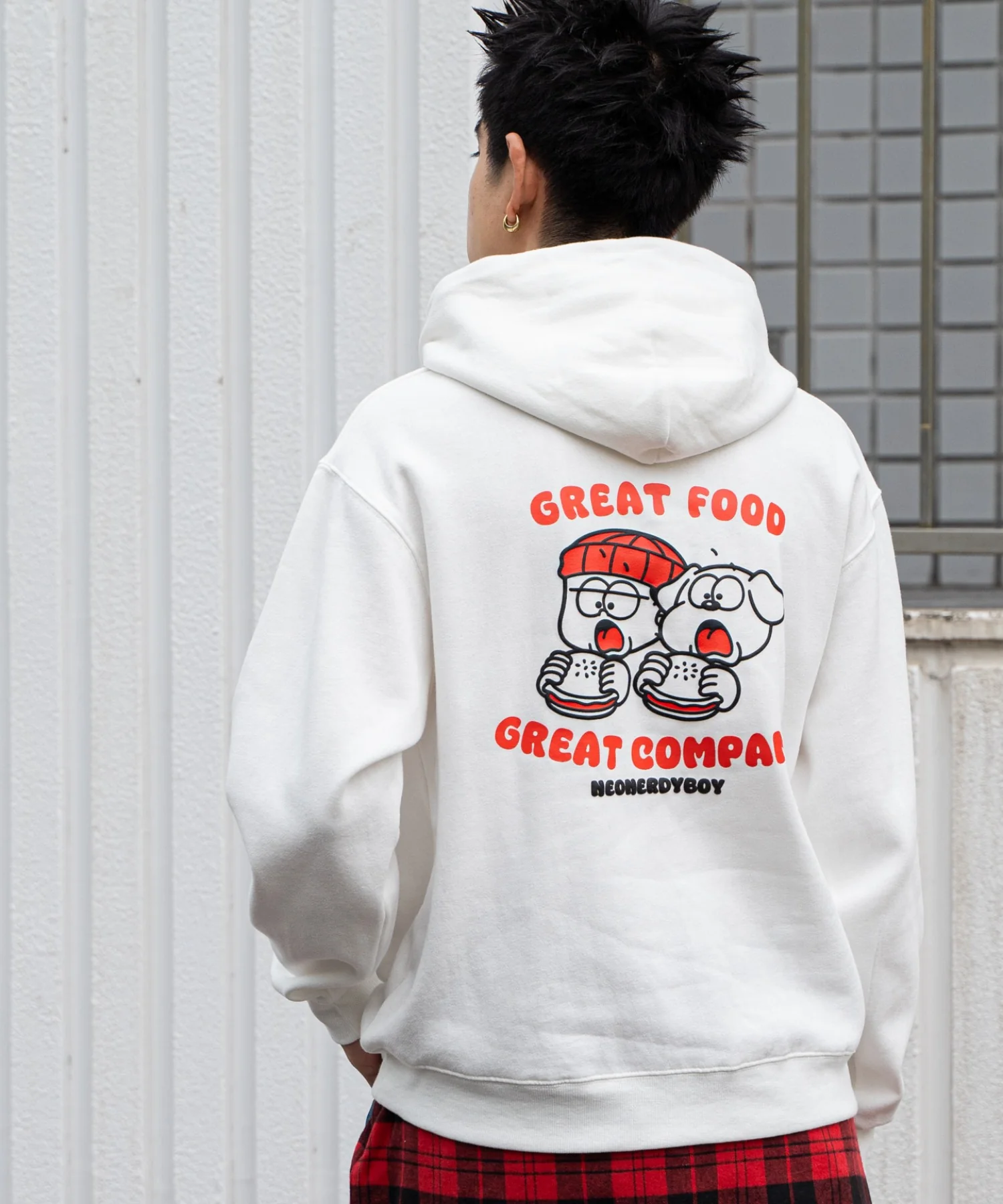 リラックスフィットTHEBOYグラフィックパーカー - Image 12