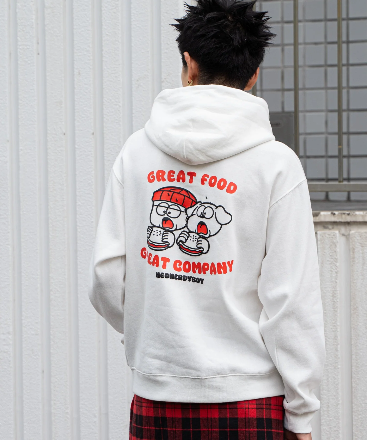リラックスフィットTHEBOYグラフィックパーカー - Image 14