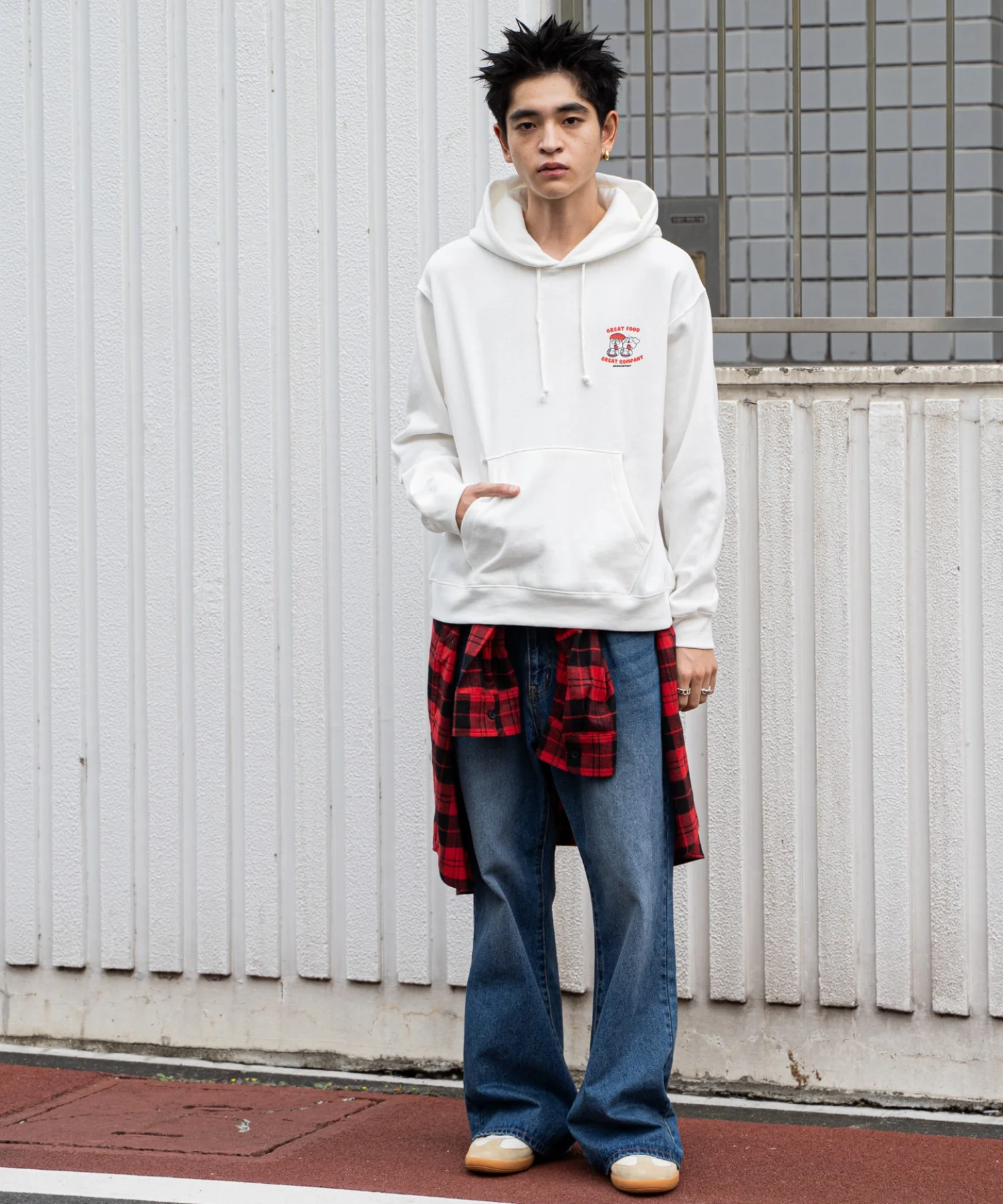 リラックスフィットTHEBOYグラフィックパーカー - Image 15