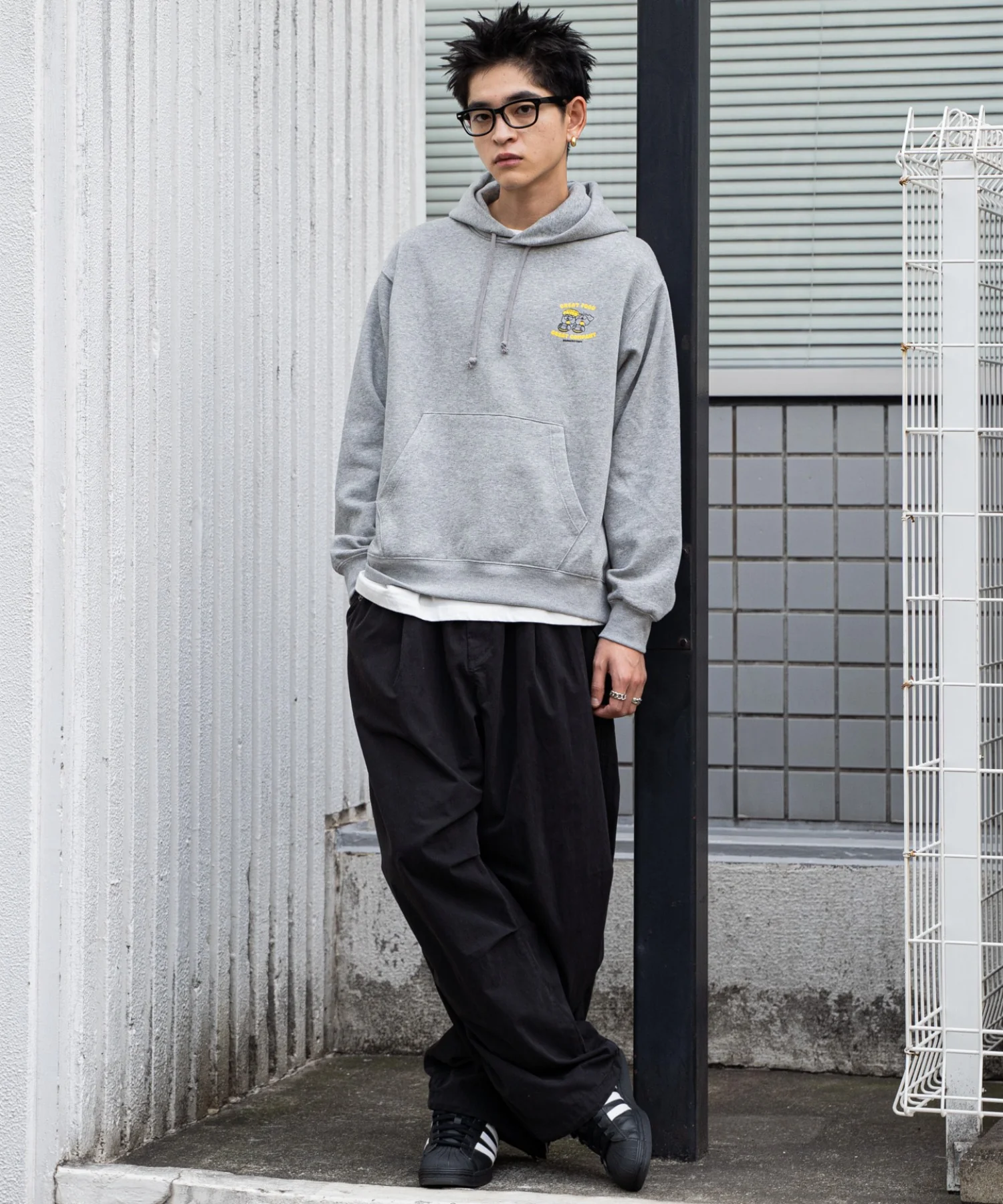 リラックスフィットTHEBOYグラフィックパーカー - Image 20