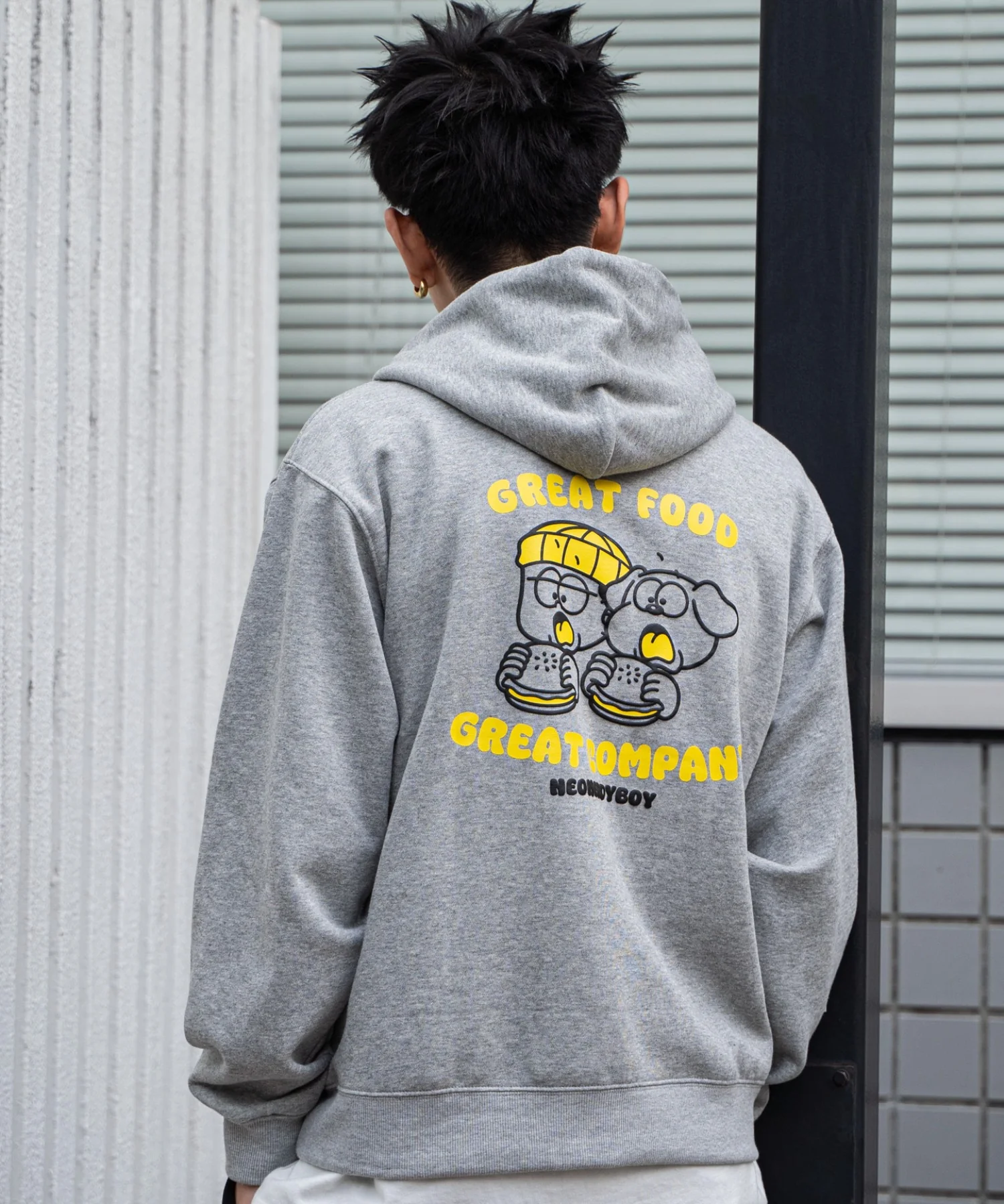 リラックスフィットTHEBOYグラフィックパーカー - Image 24