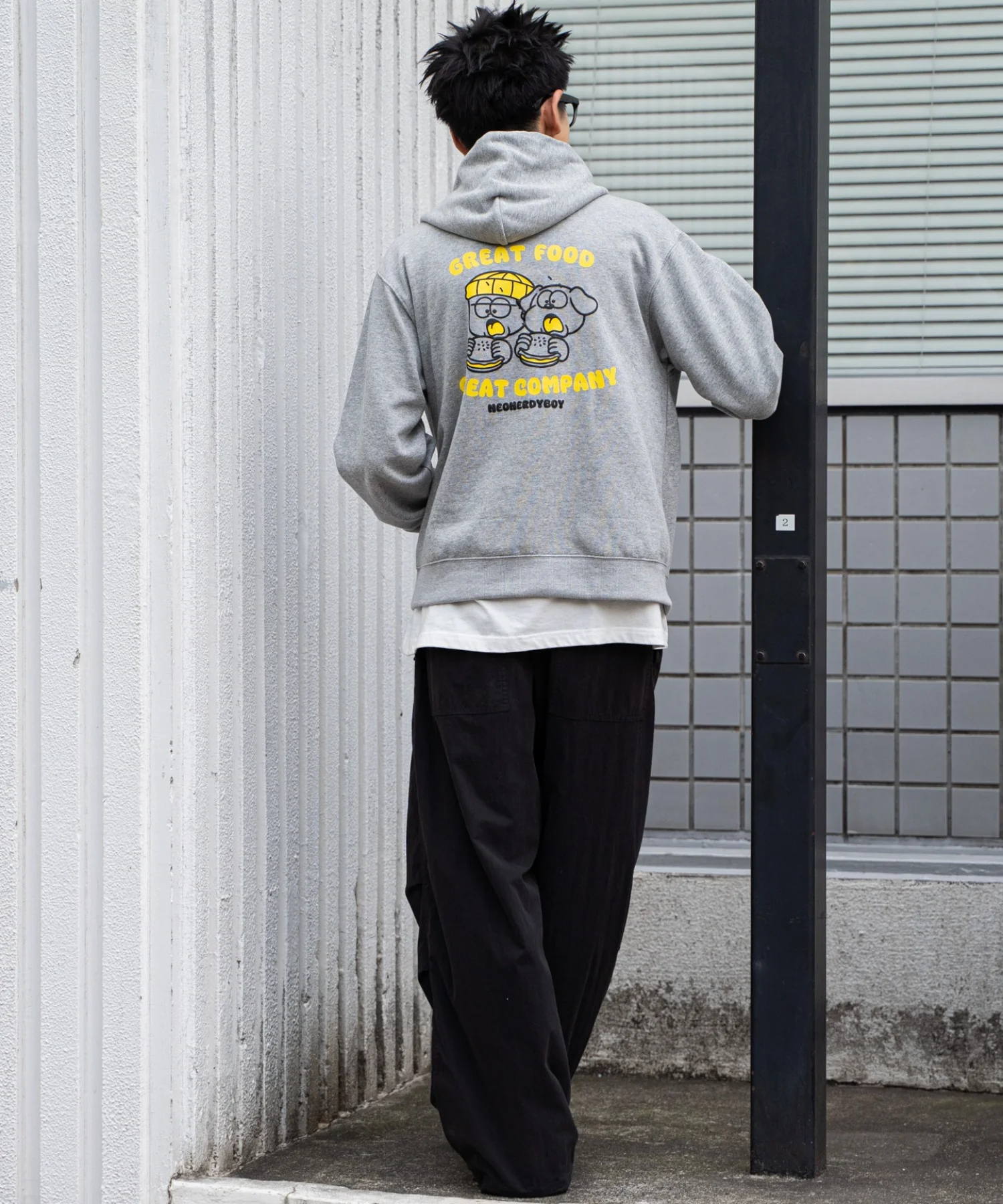 リラックスフィットTHEBOYグラフィックパーカー - Image 25