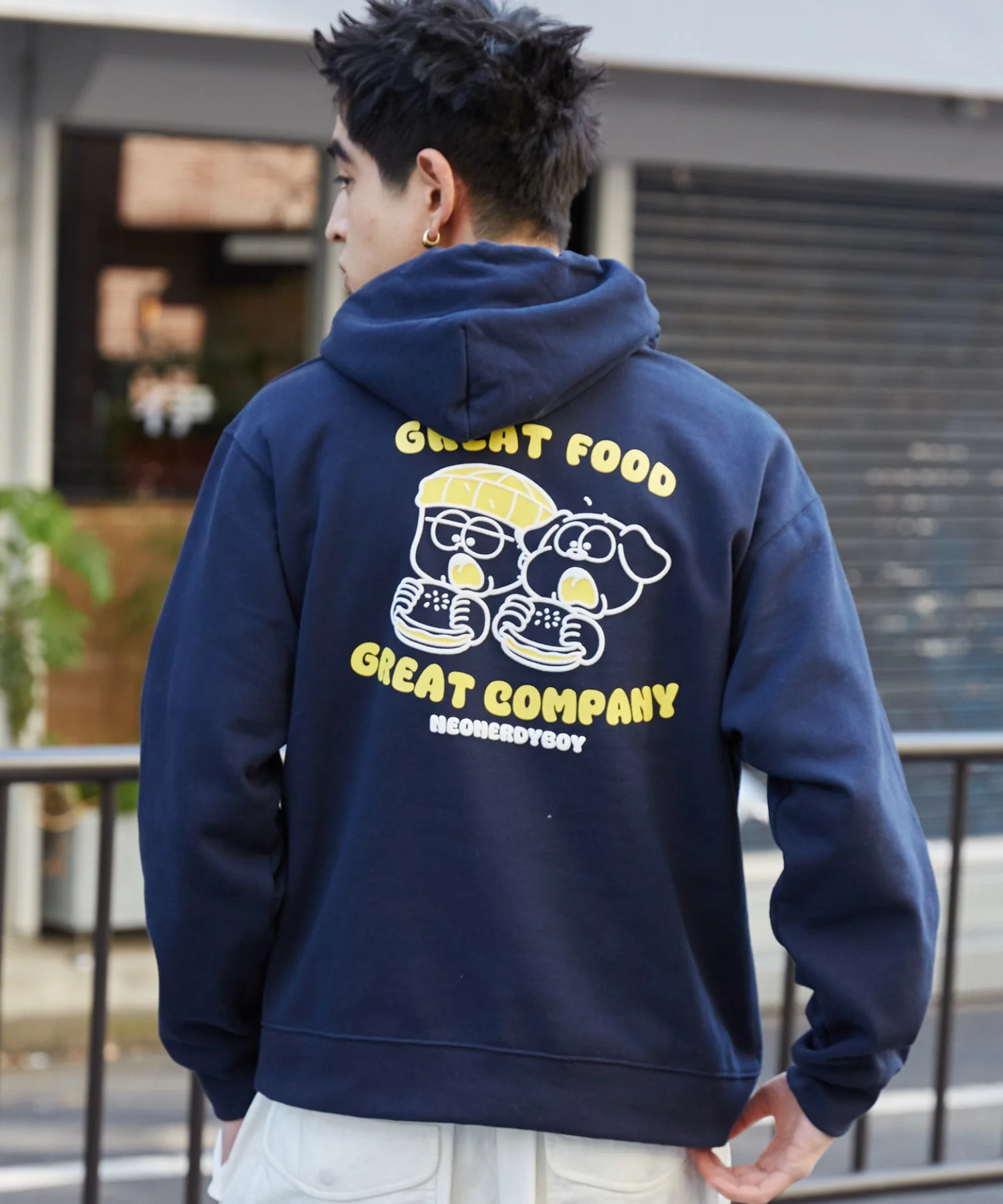 リラックスフィットTHEBOYグラフィックパーカー - Image 34