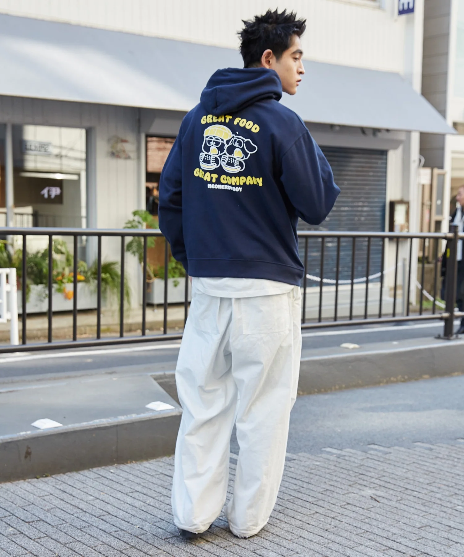 リラックスフィットTHEBOYグラフィックパーカー - Image 36