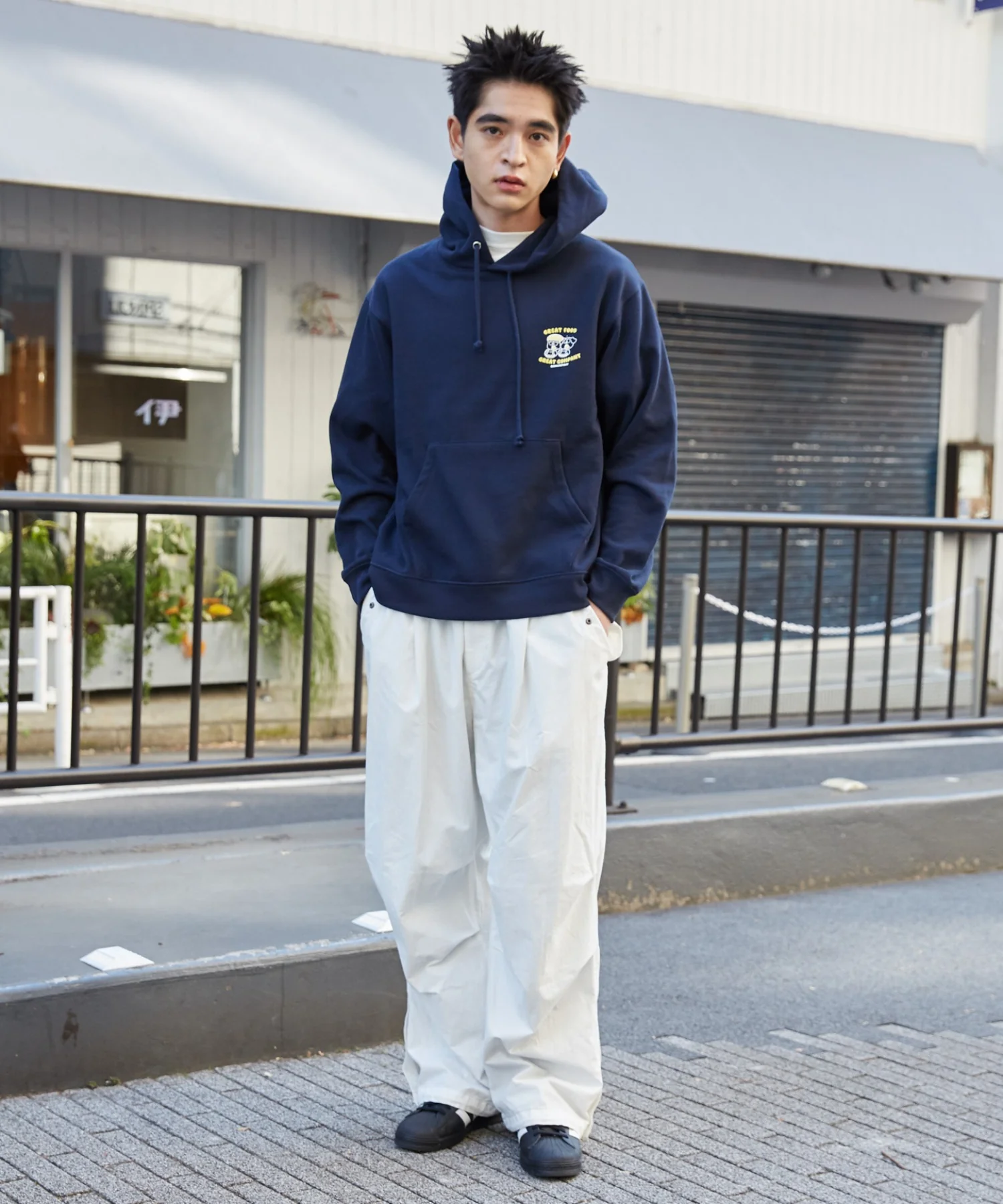 リラックスフィットTHEBOYグラフィックパーカー - Image 37