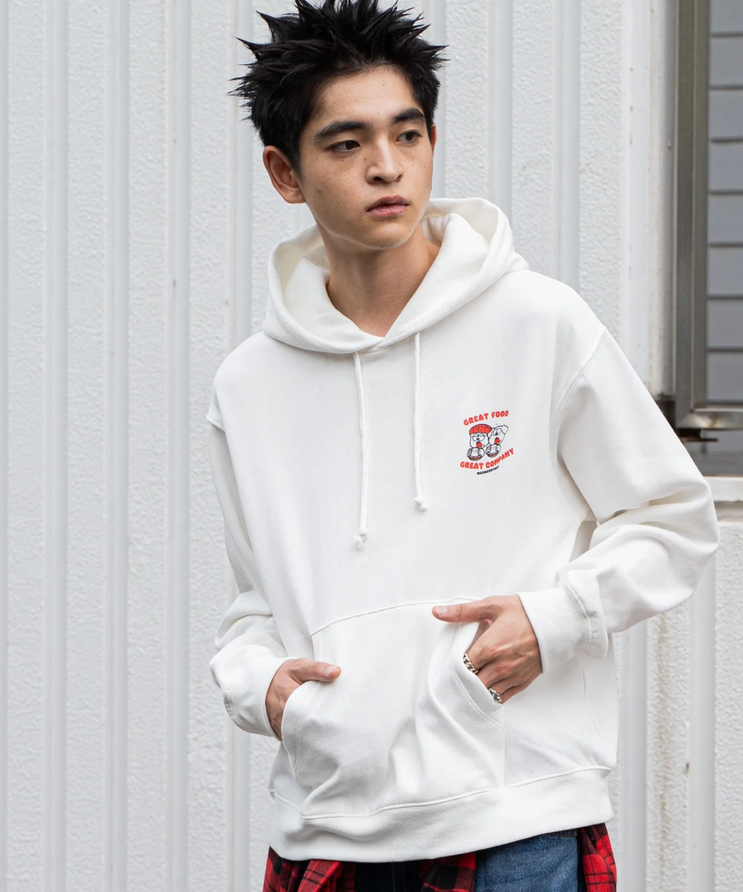 リラックスフィットTHEBOYグラフィックパーカー - Image 5