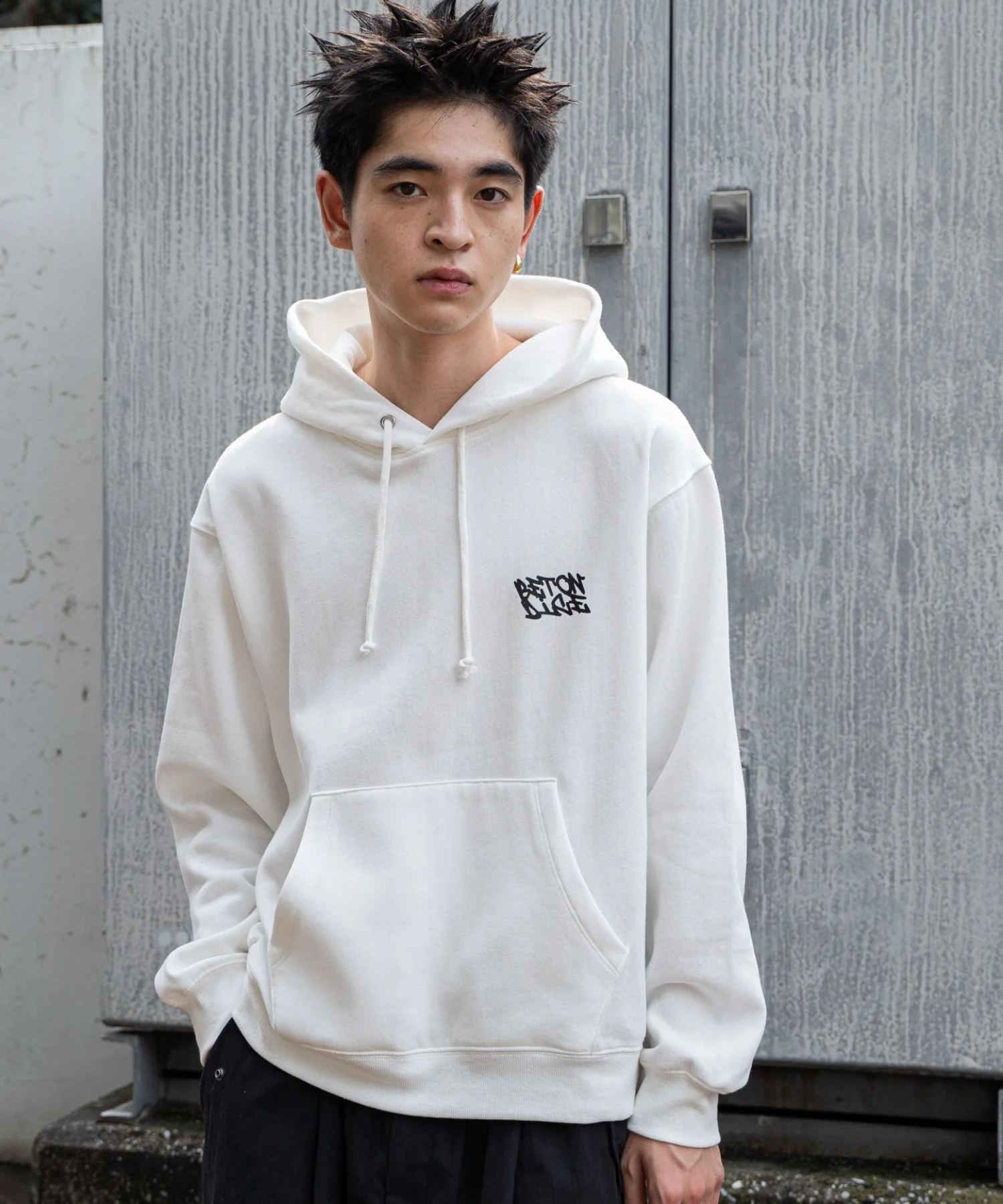 リラックスフィットグラフィックパーカー - Image 51