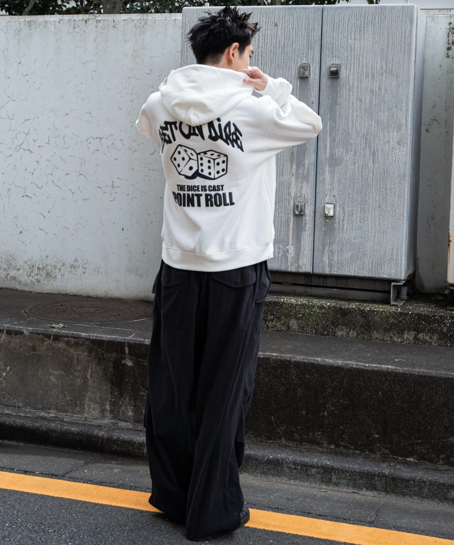 リラックスフィットグラフィックパーカー - Image 56