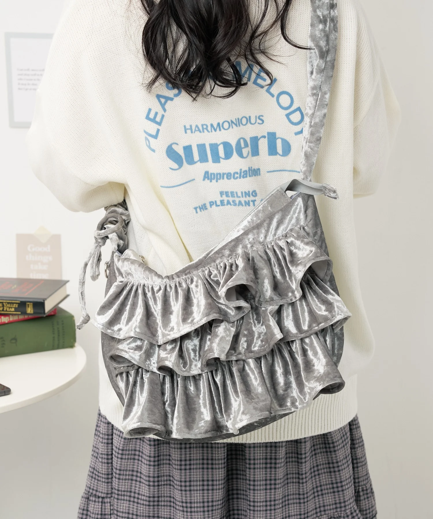ベロアフリルギャザーショルダー - Image 10