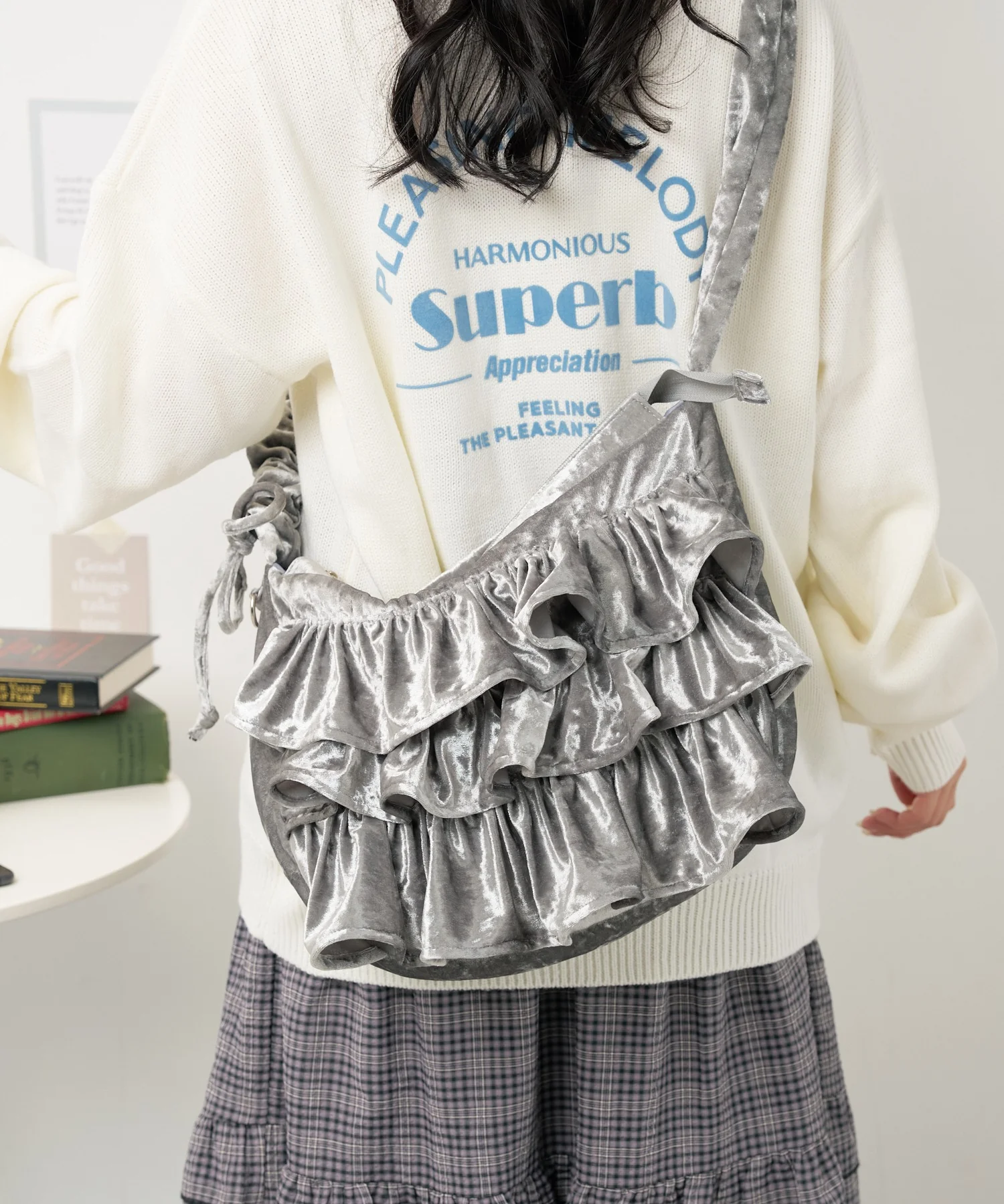 ベロアフリルギャザーショルダー - Image 3