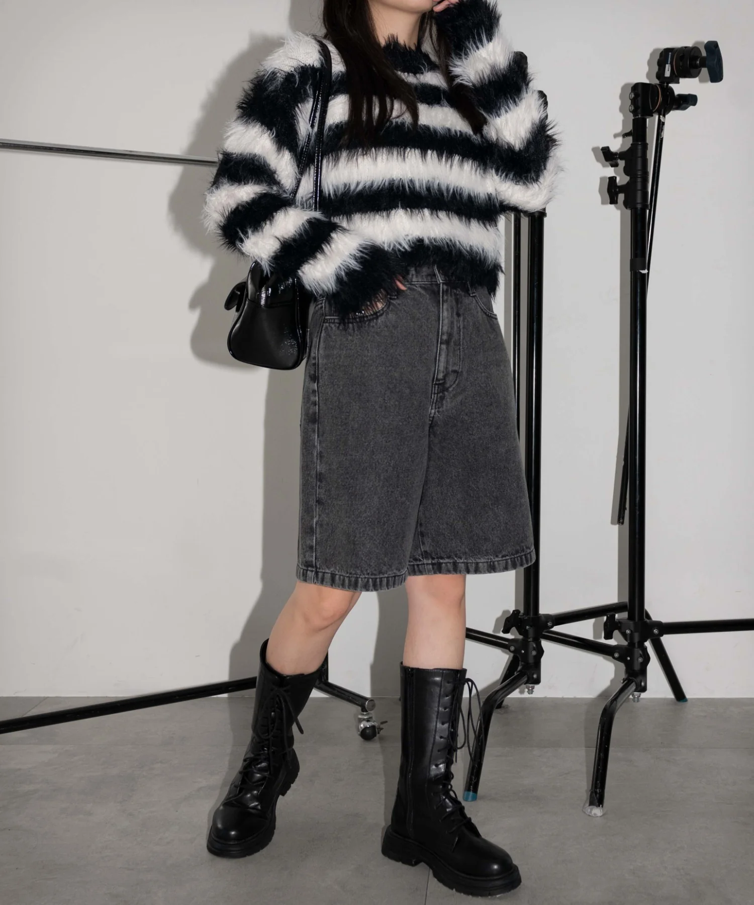 ヴィンテージウォッシュデニムハーフパンツ - Image 18