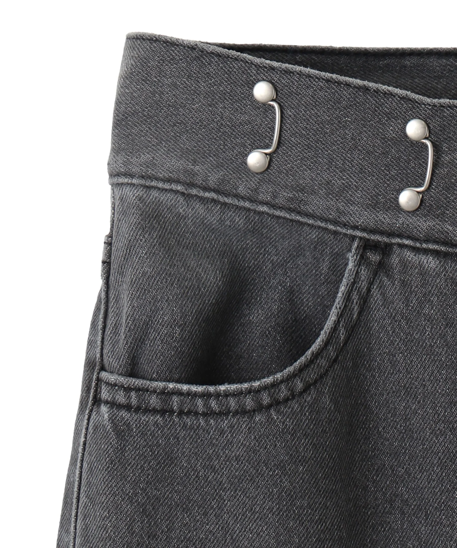 ウエストフックデニムワイドパンツ - Image 20