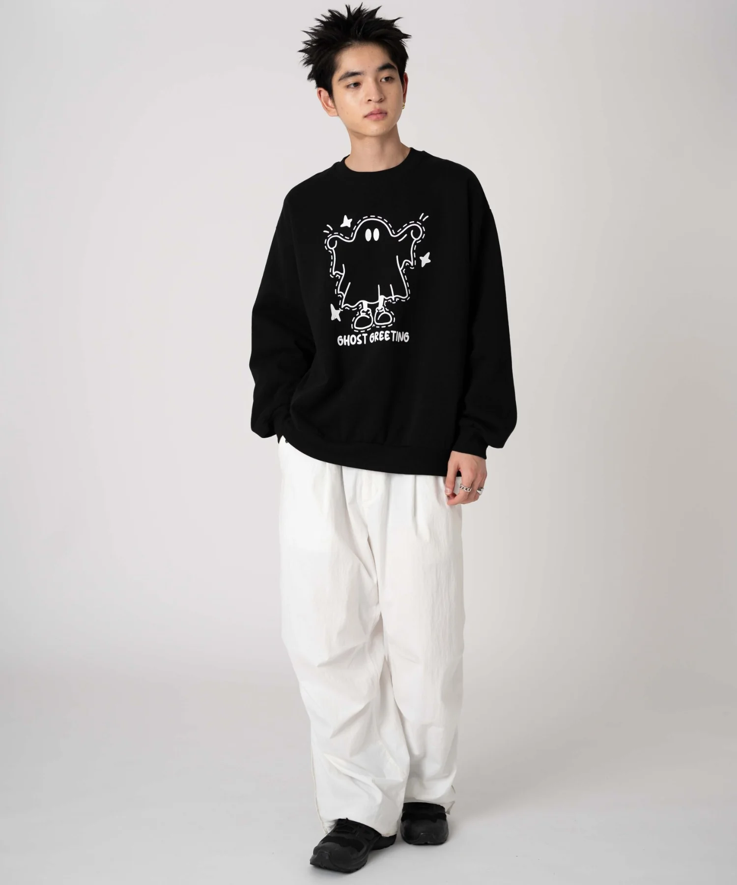 裏起毛アソートグラフィックプルオーバー - Image 13