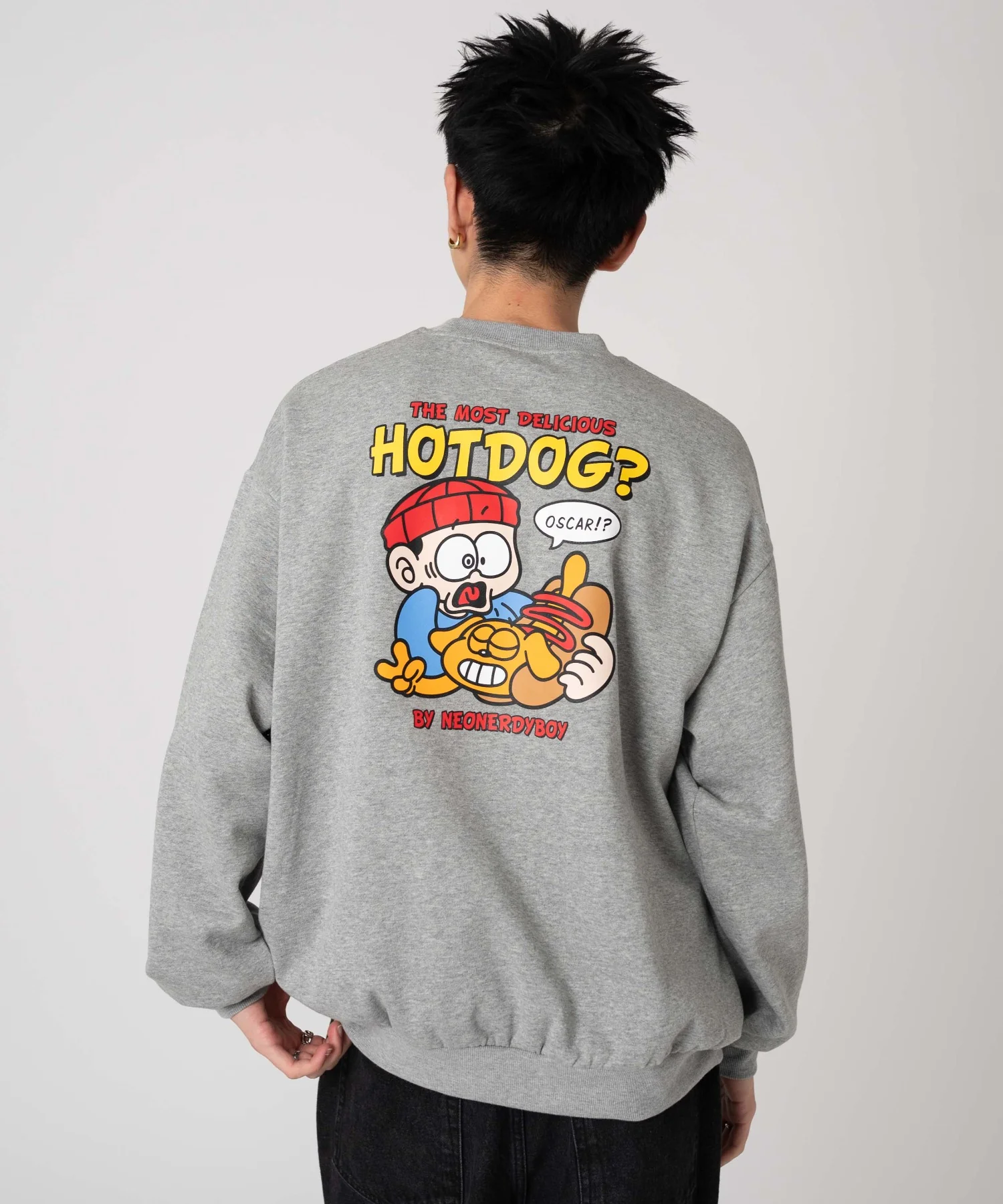 裏起毛アソートグラフィックプルオーバー - Image 47