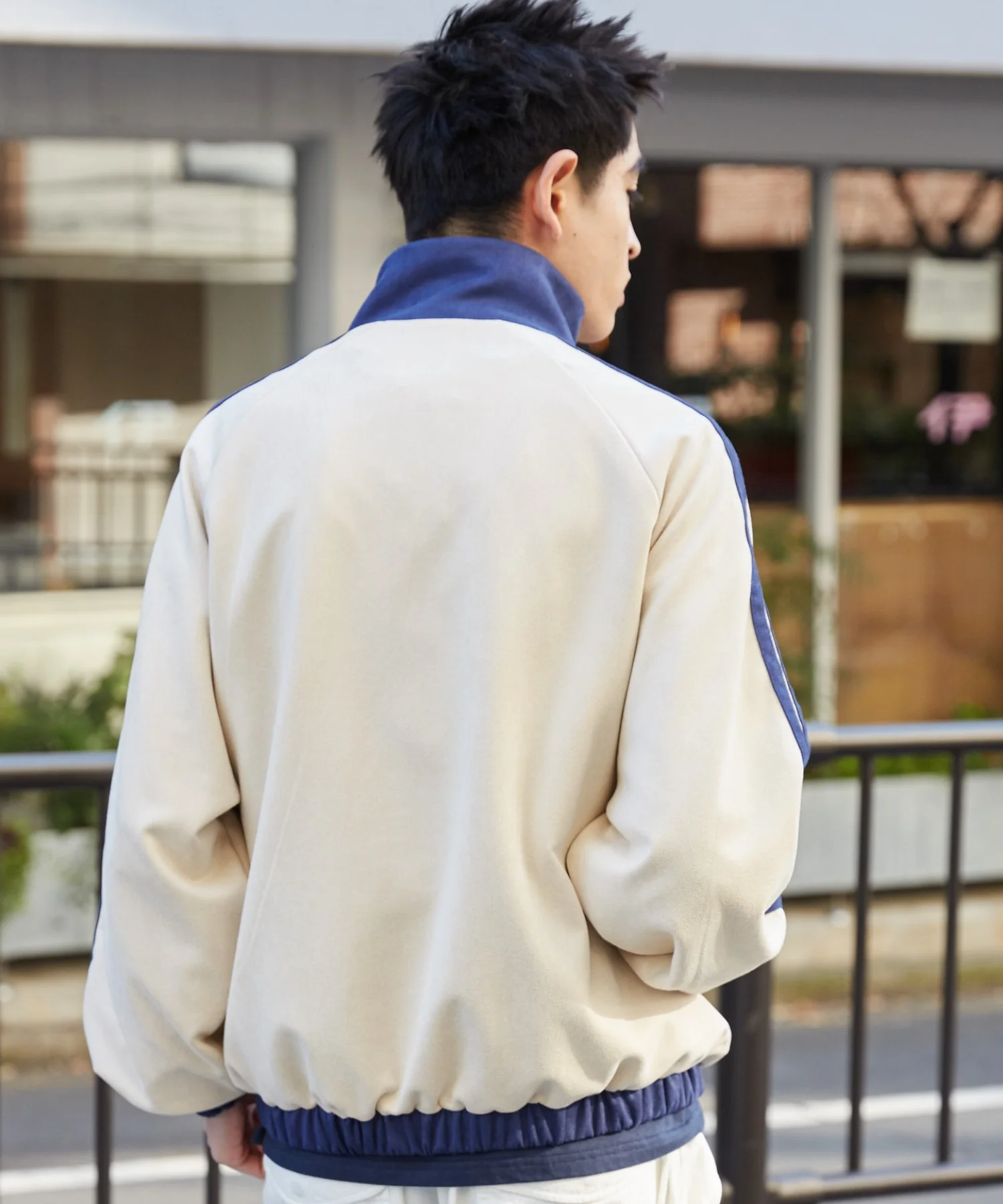フェイクスウェードライントラックジャケット - Image 11