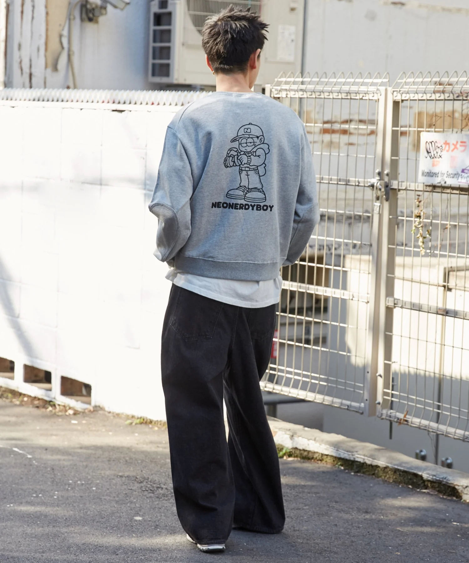 THEBOYエルボーパッチクルーネックPO - Image 20