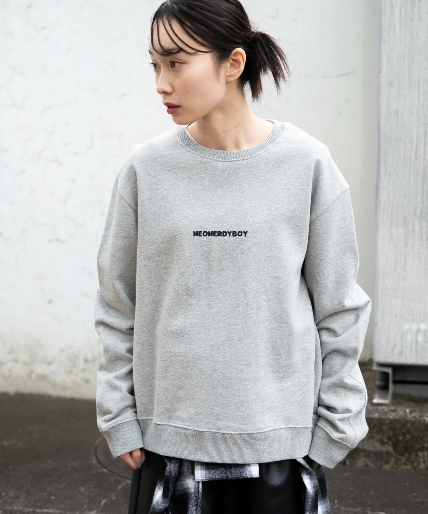 THEBOYエルボーパッチクルーネックPO - Image 21