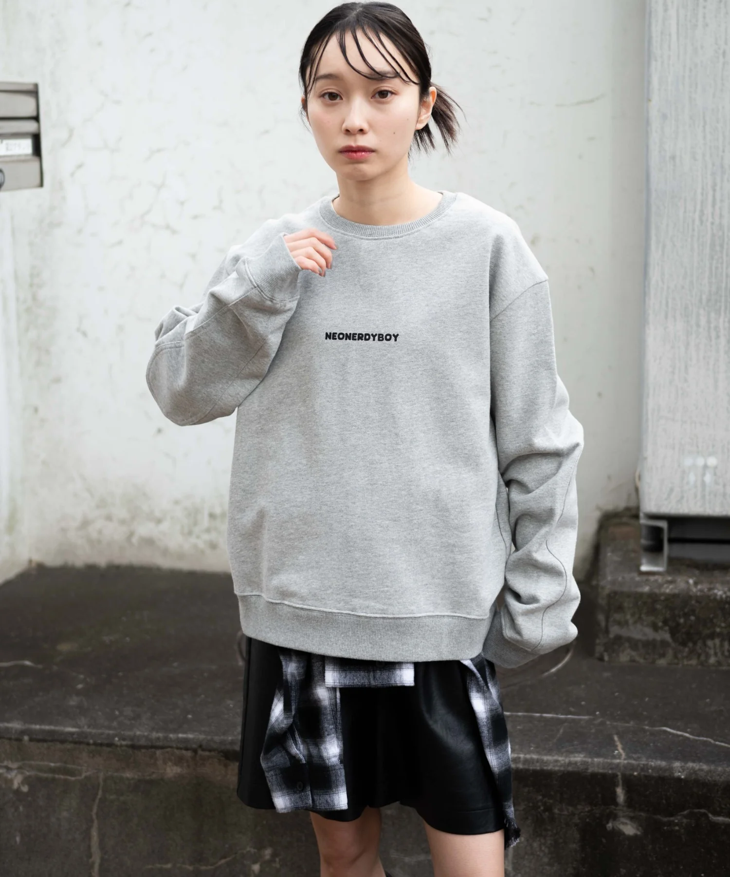 THEBOYエルボーパッチクルーネックPO - Image 22
