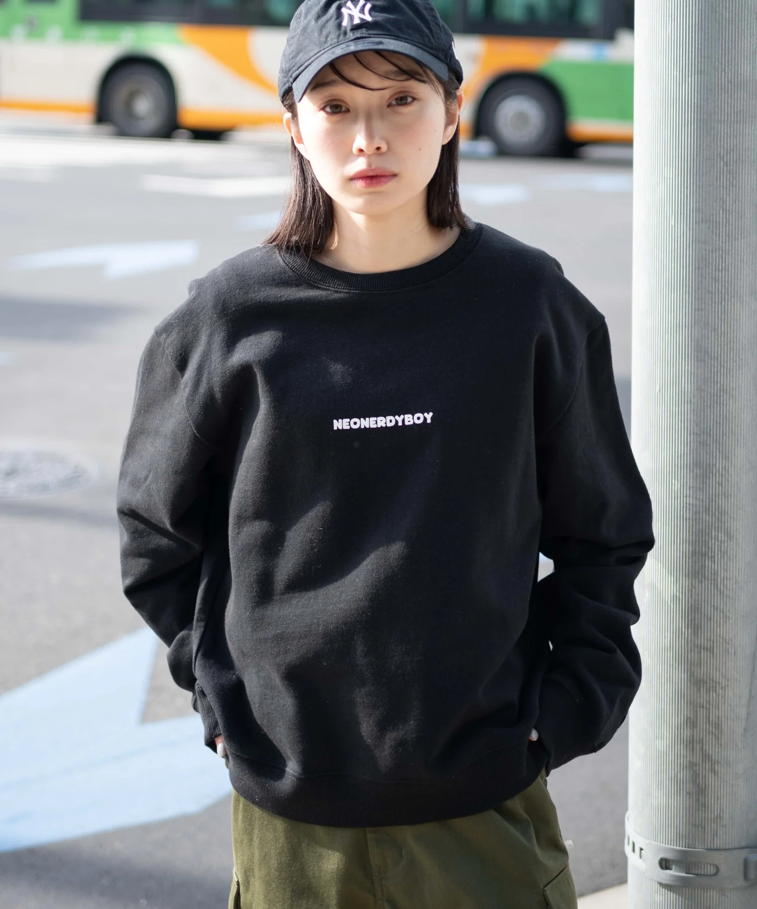 THEBOYエルボーパッチクルーネックPO - Image 28