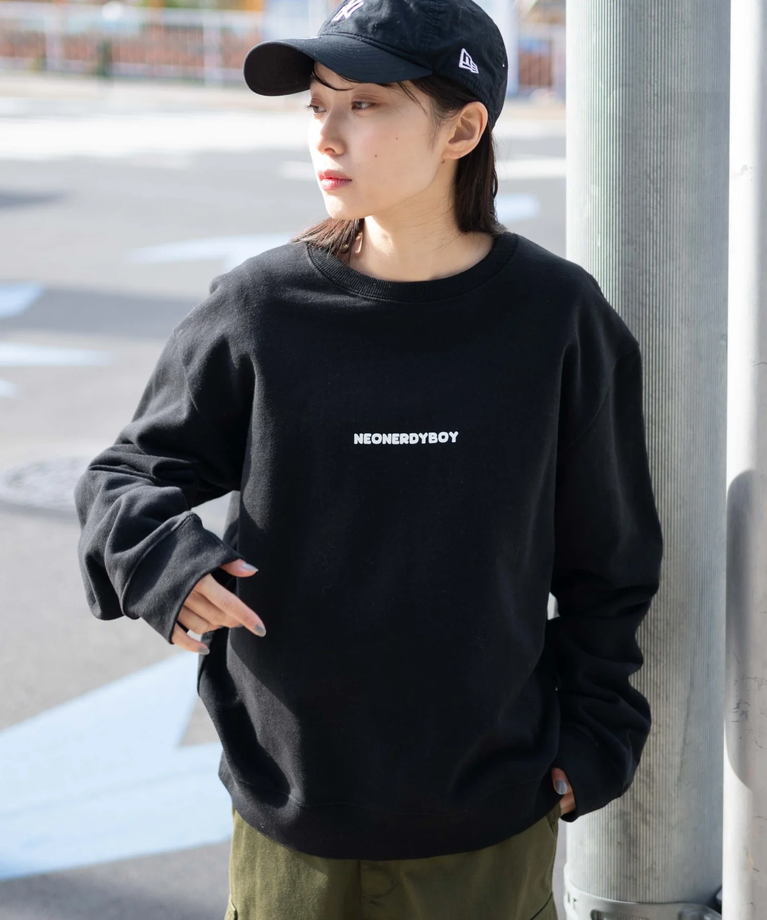 THEBOYエルボーパッチクルーネックPO - Image 29