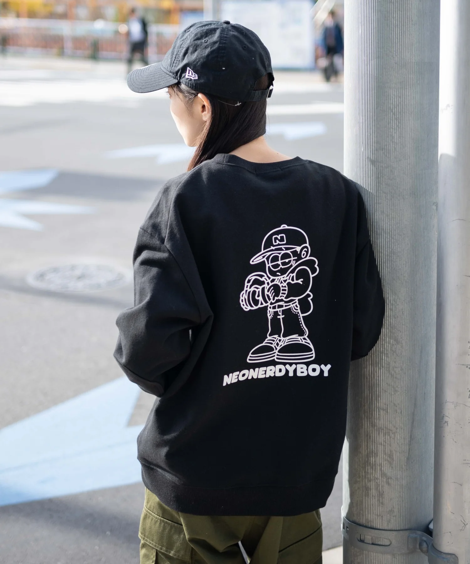 THEBOYエルボーパッチクルーネックPO - Image 30