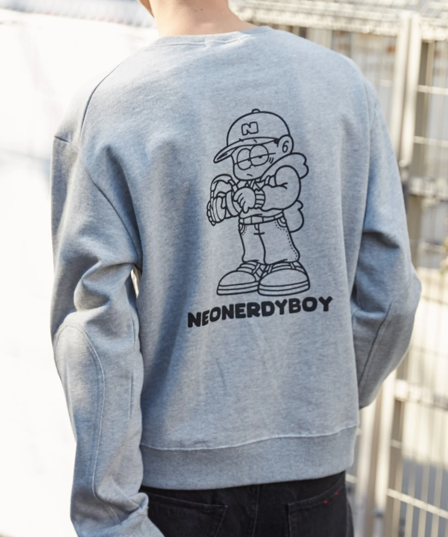 THEBOYエルボーパッチクルーネックPO - Image 43