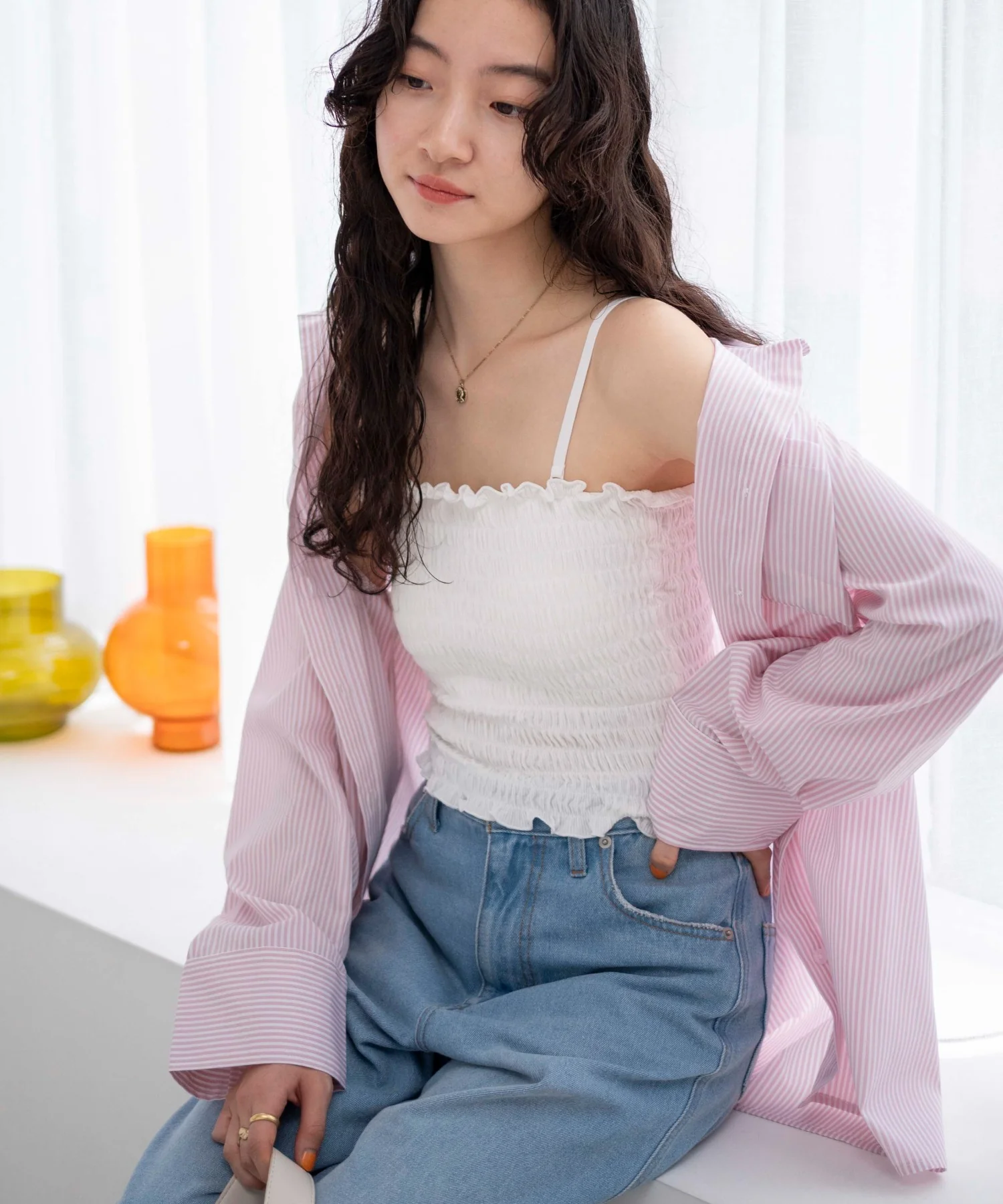 ２WAYシャーリングキャミ - Image 10