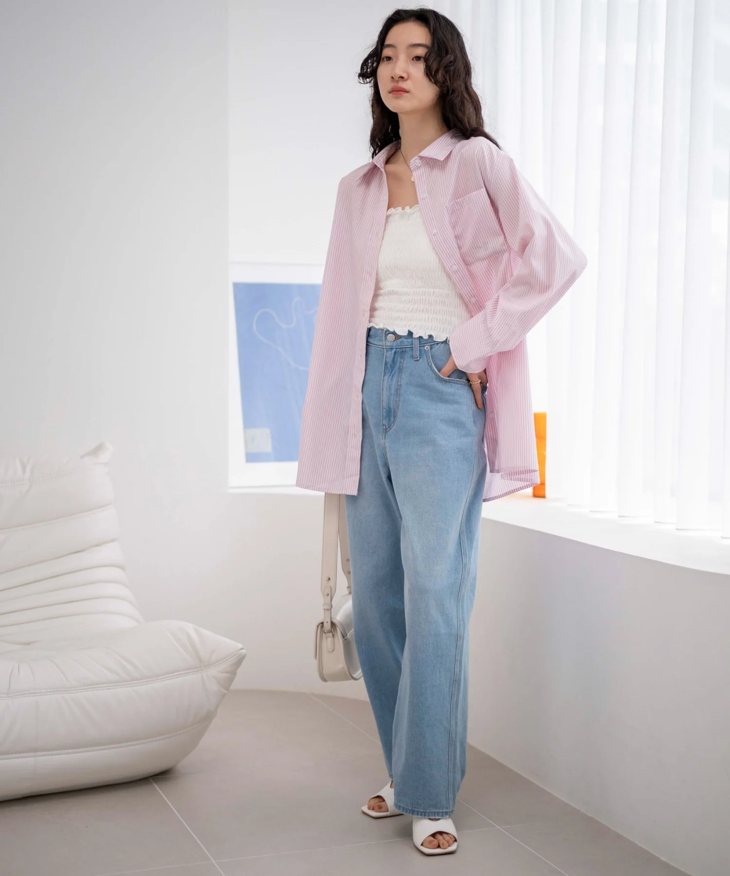 ２WAYシャーリングキャミ - Image 4