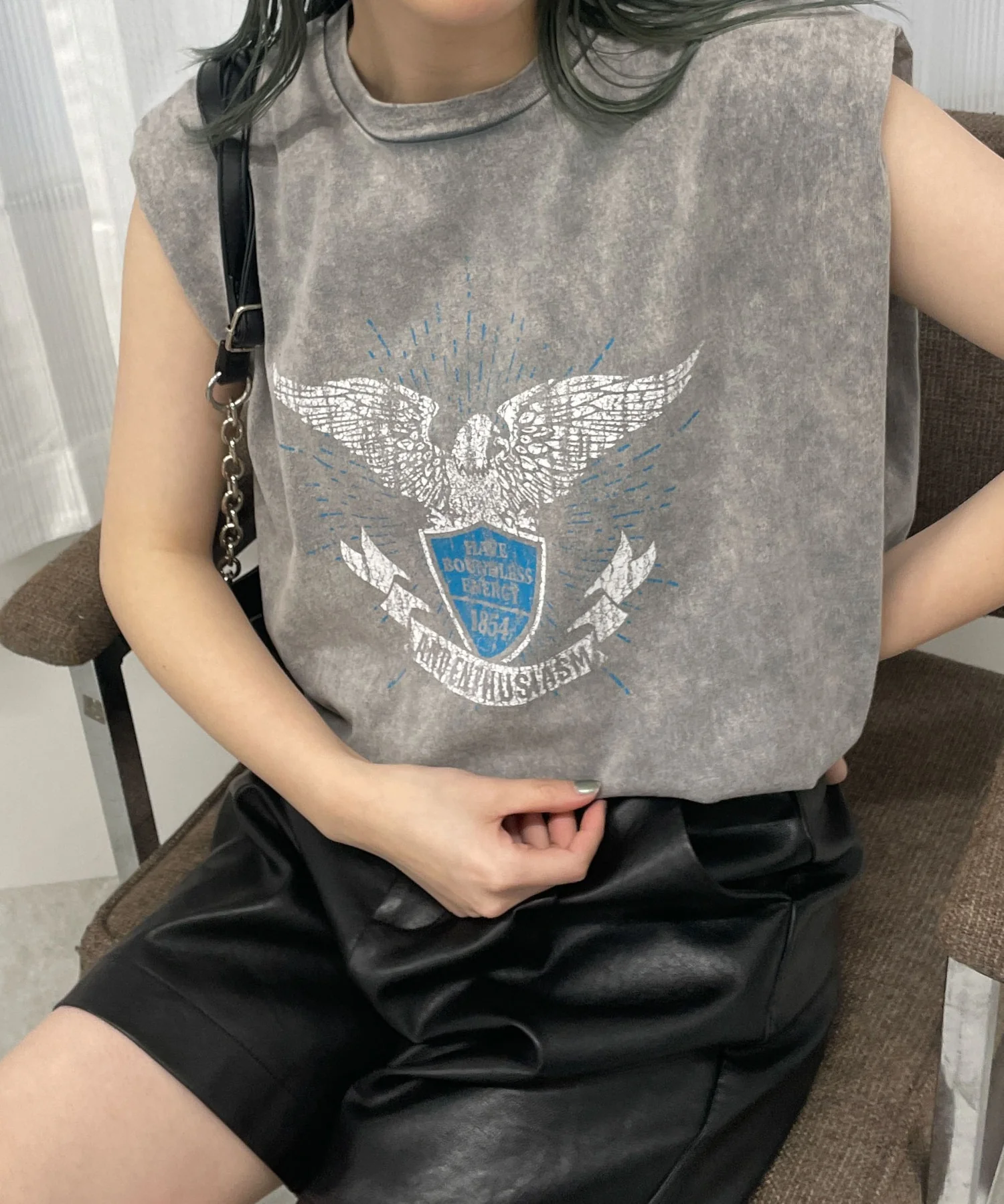 ヴィンテージウォッシュタックノースリーブT - Image 16
