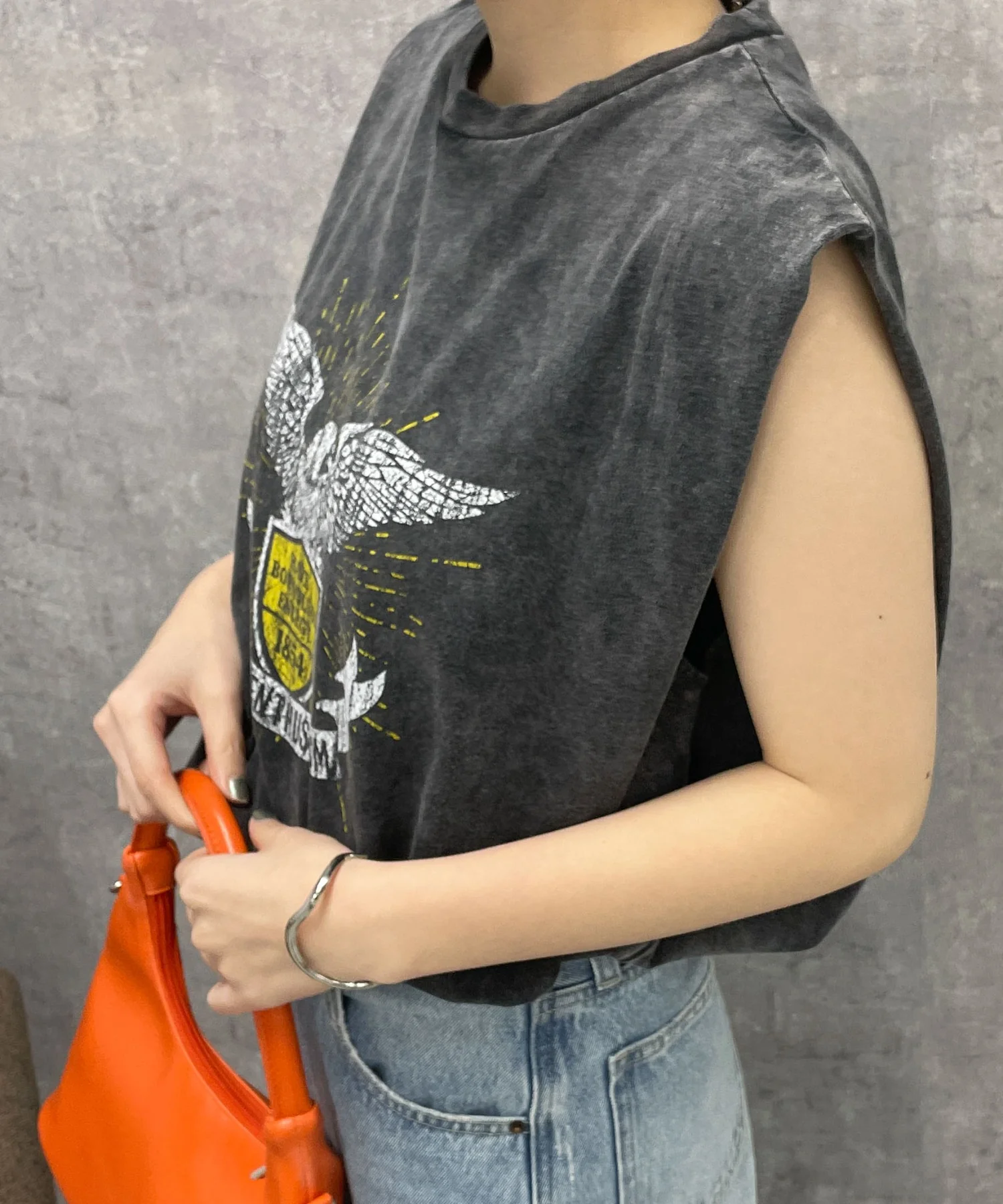 ヴィンテージウォッシュタックノースリーブT - Image 19