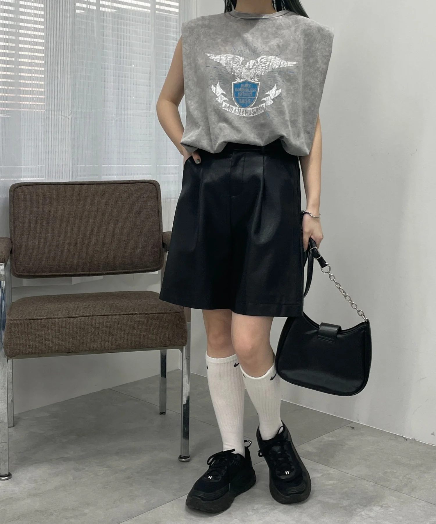 ヴィンテージウォッシュタックノースリーブT - Image 6