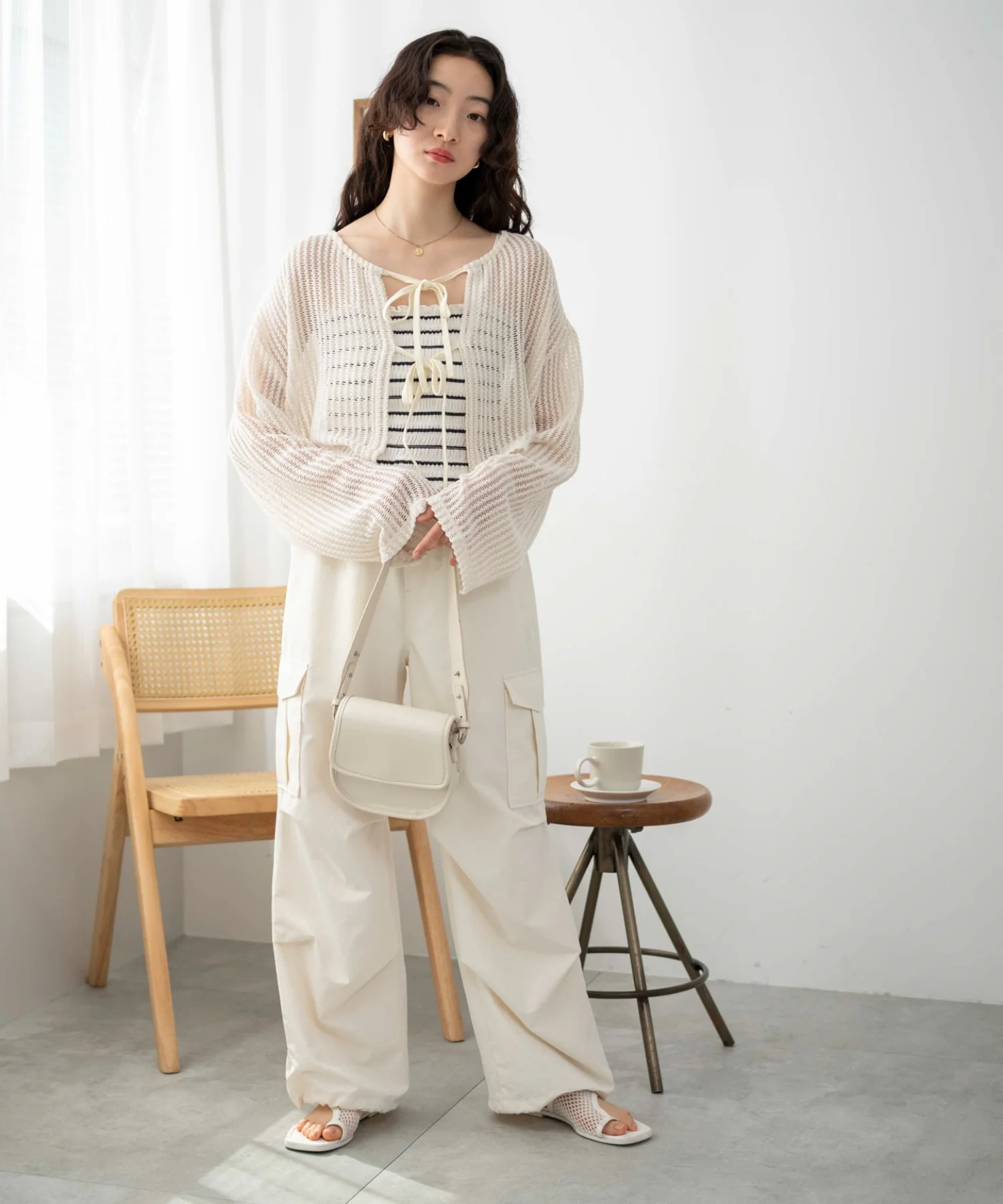 メッシュリボンカーディガン - Image 14