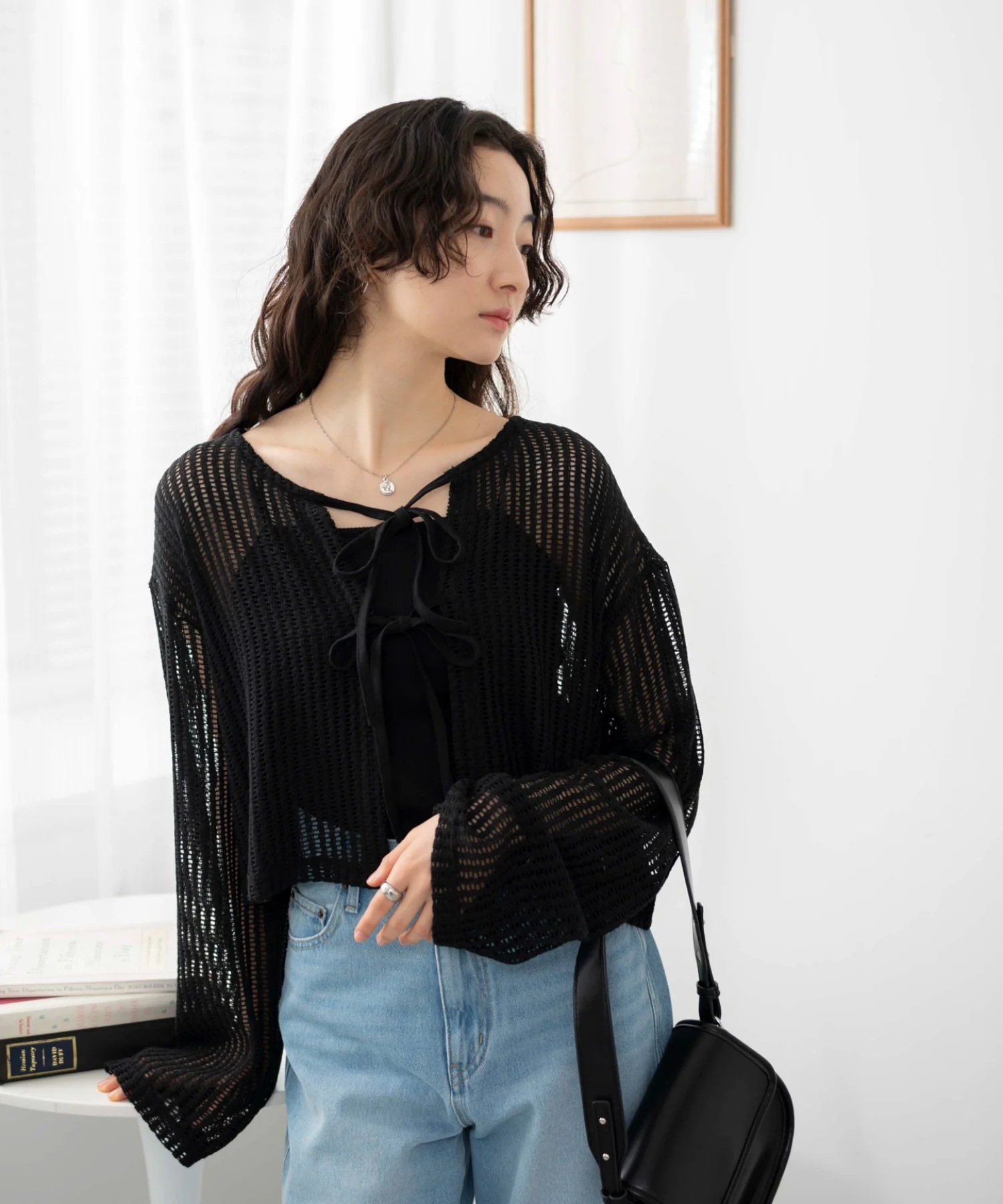 メッシュリボンカーディガン - Image 15