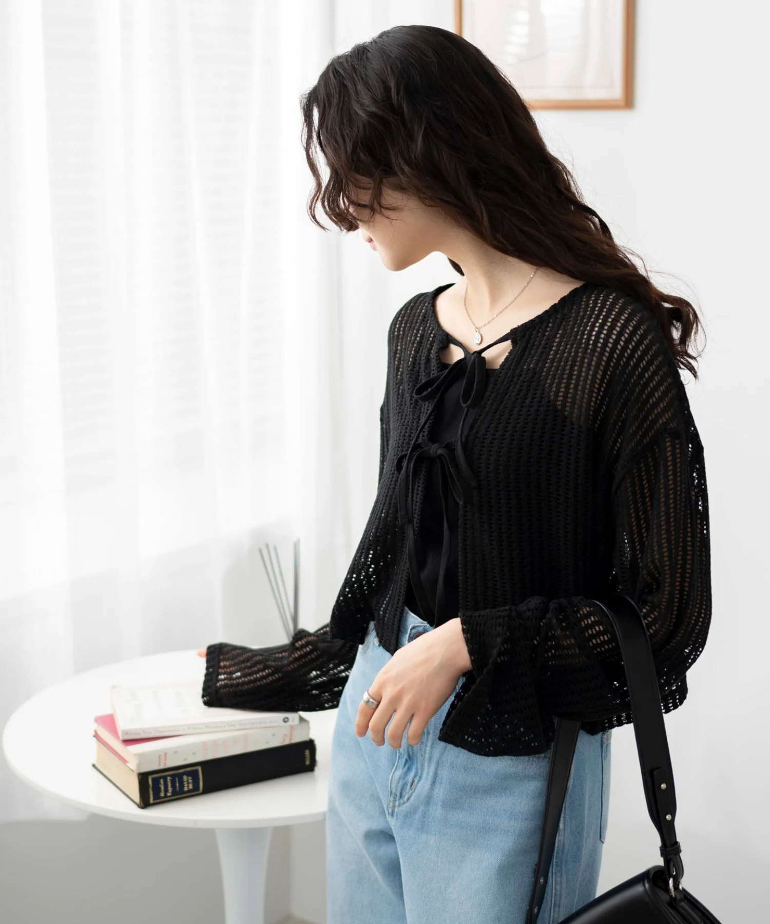 メッシュリボンカーディガン - Image 16