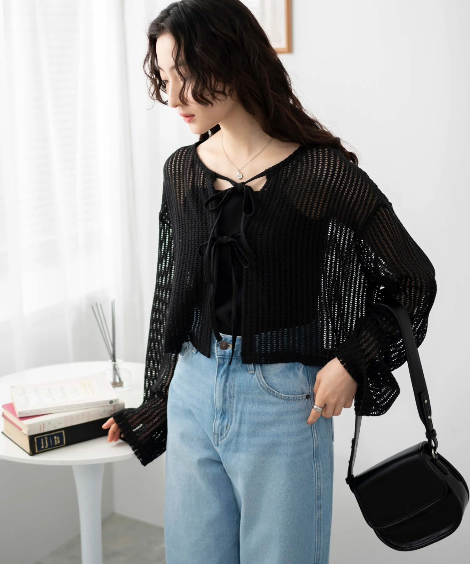 メッシュリボンカーディガン - Image 17