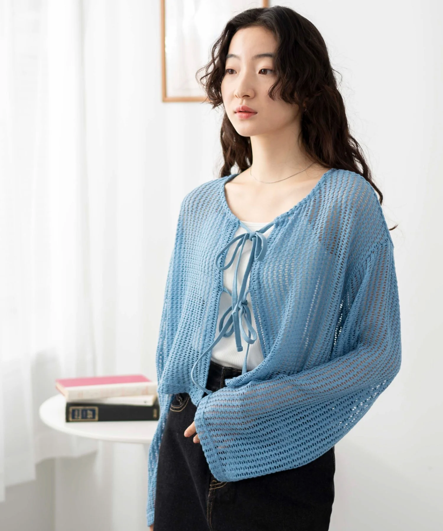 メッシュリボンカーディガン - Image 21