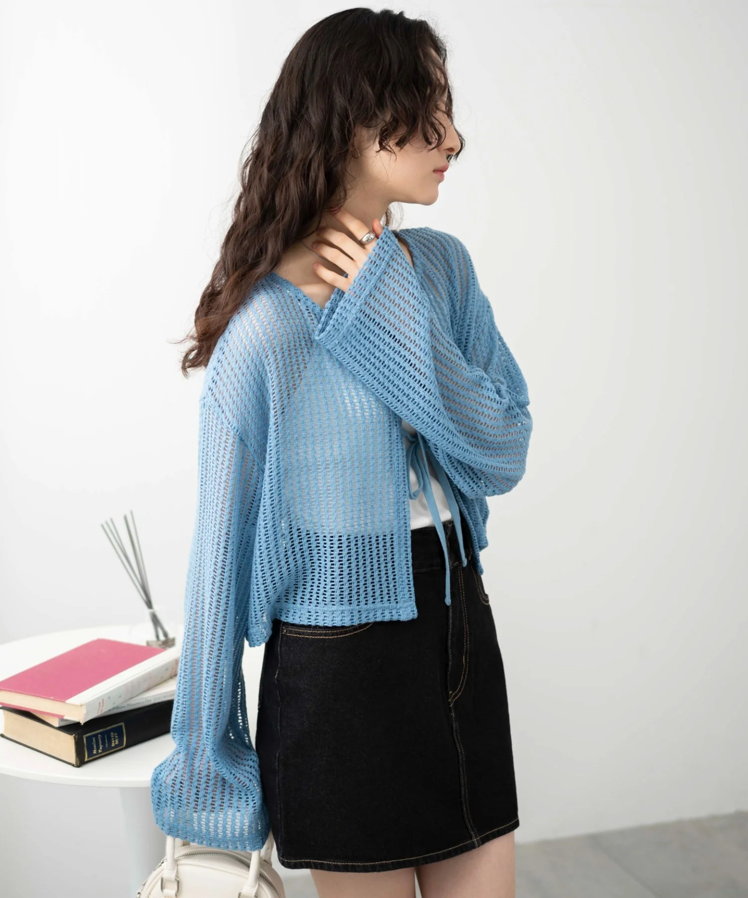 メッシュリボンカーディガン - Image 23
