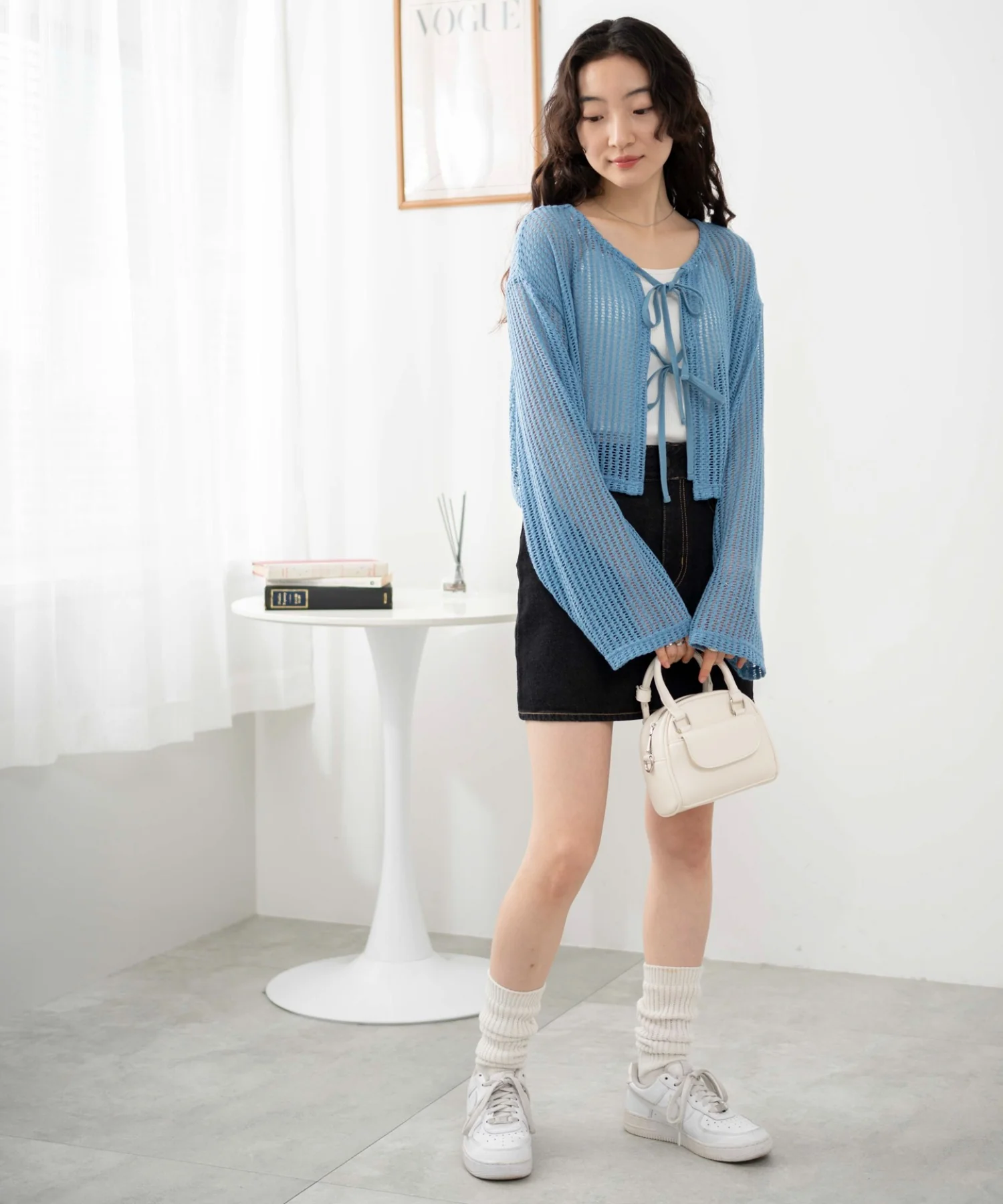 メッシュリボンカーディガン - Image 6