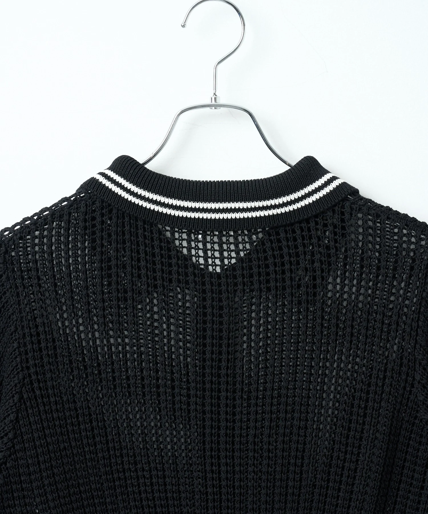 襟付きメッシュニットショートカーデ - Image 35