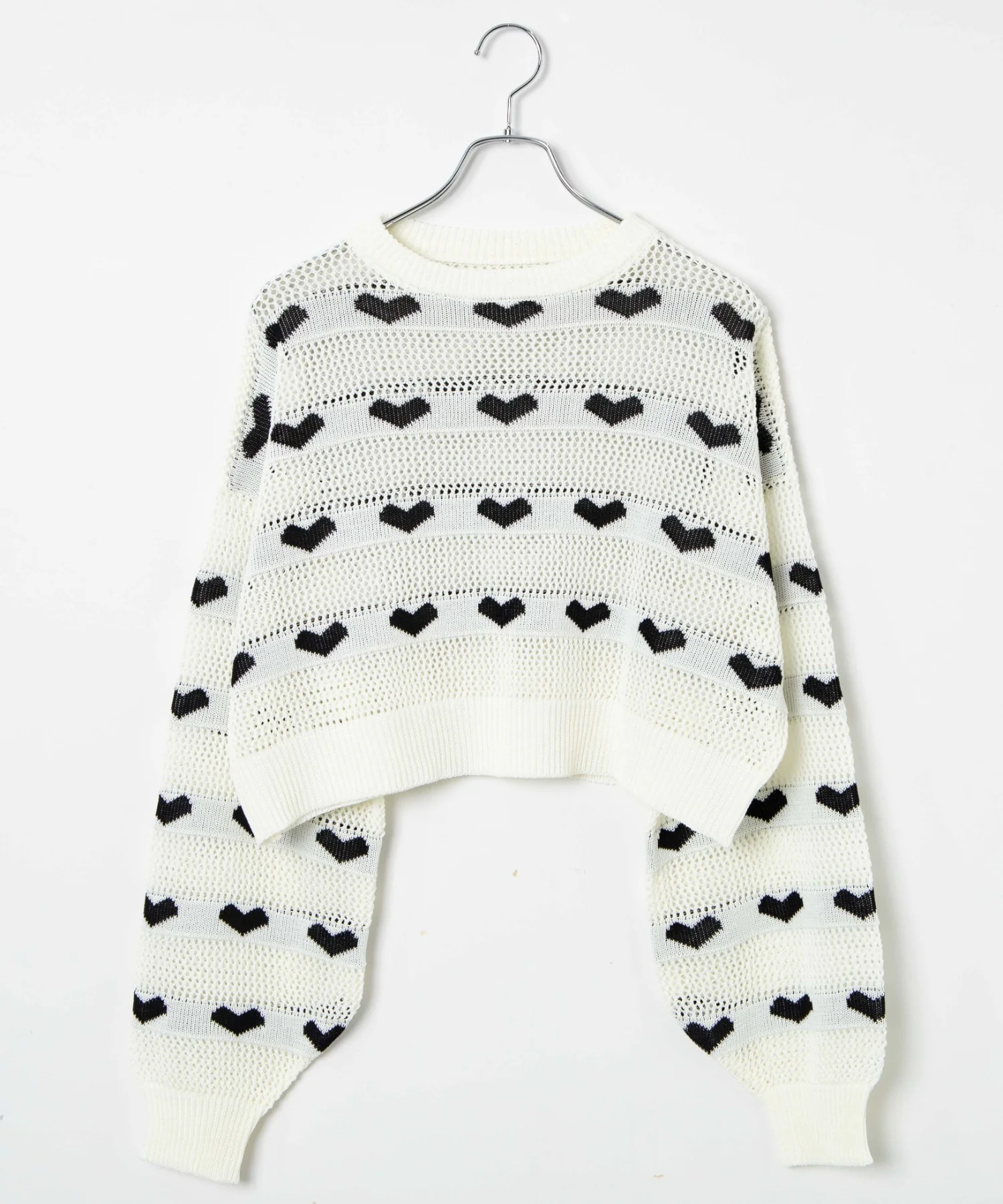 ハートメッシュニットプルオーバー - Image 17