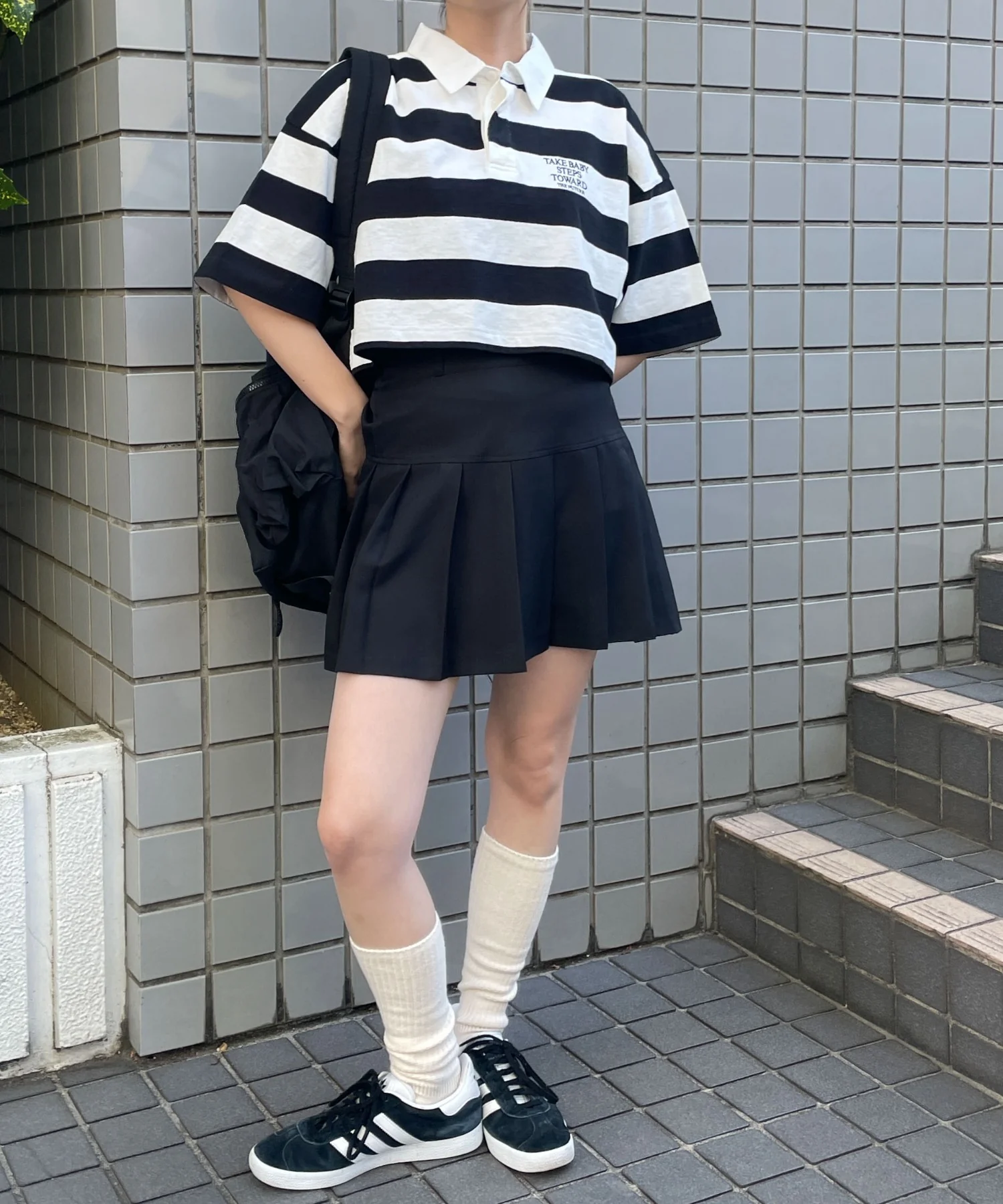 ワンポイント刺繍ラガーシャツ - Image 3