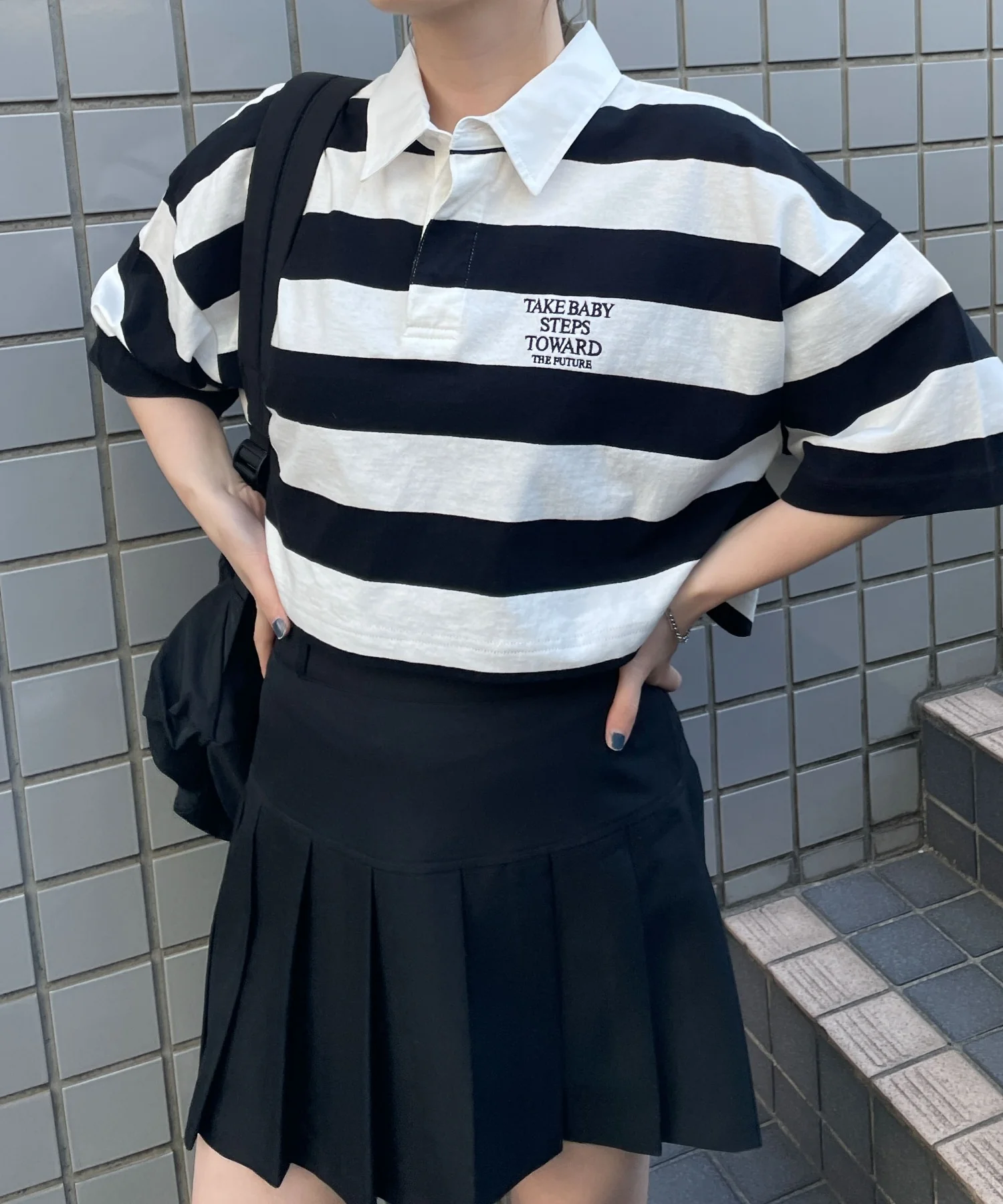 ワンポイント刺繍ラガーシャツ - Image 6